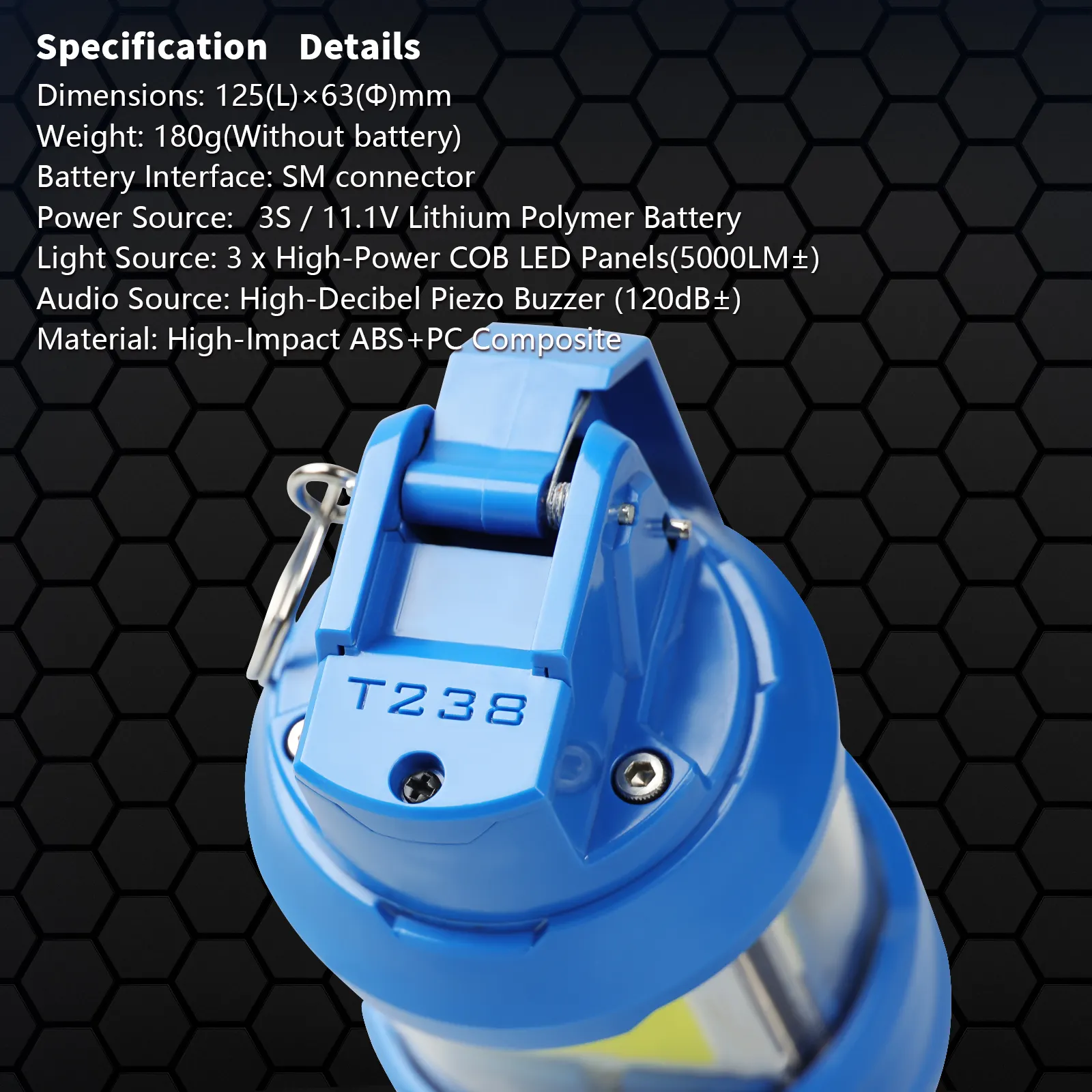 T238 Elektrische Blendgranate, Blue