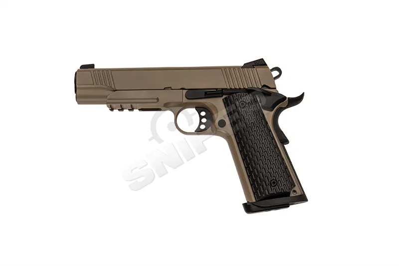 1911 Warrior Railed (R28-B) Tan, GBB