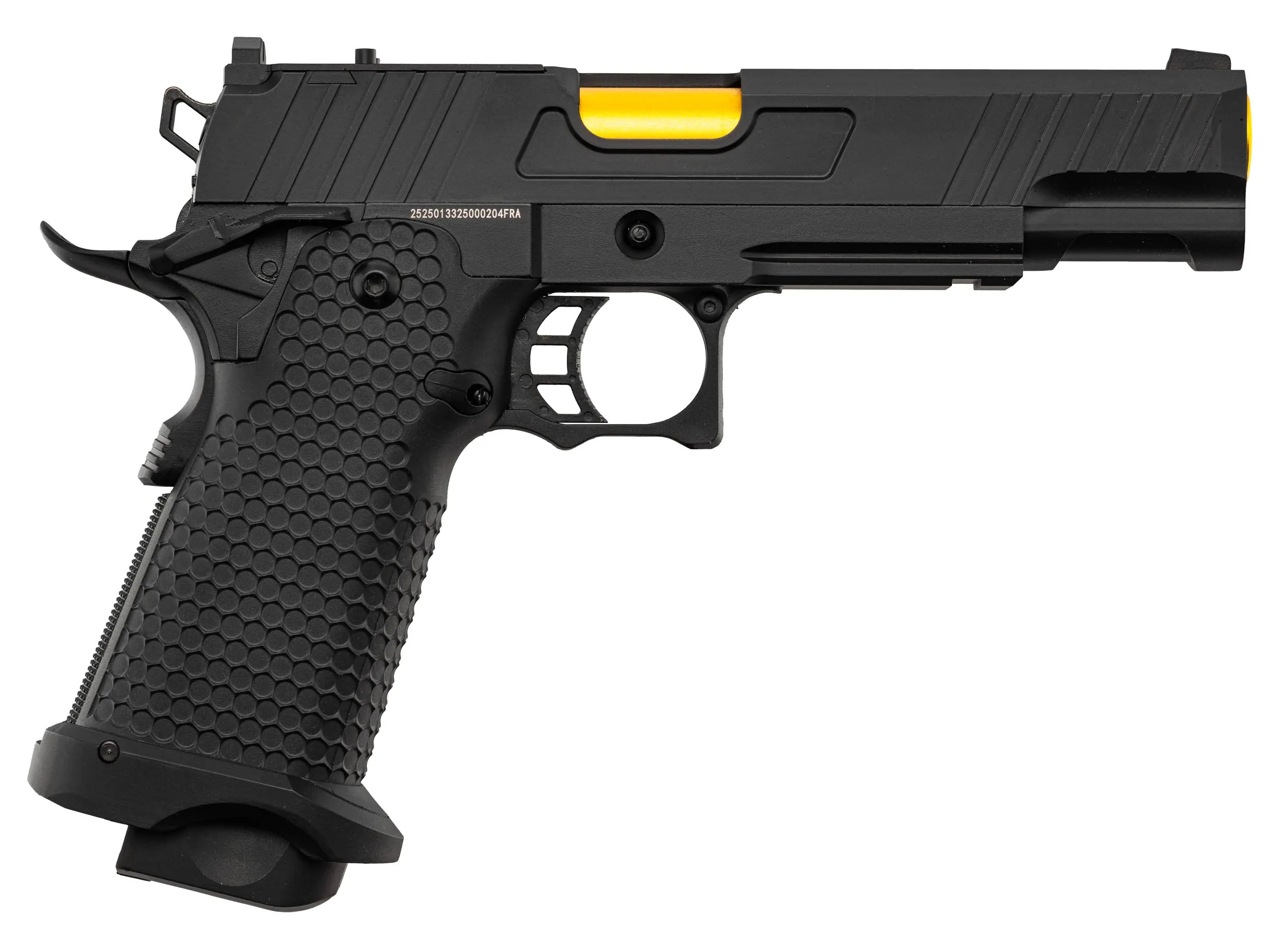 Golden Eagle 5.1 Hi-Capa GBB Airsoft Pistole, Black/Gold