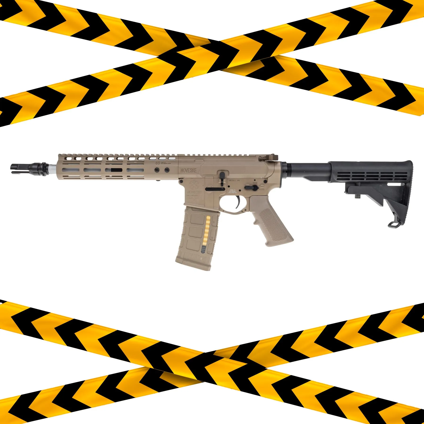 B-Ware EMG Helios Noveske N4 MWS GBB Gen 3, Tan