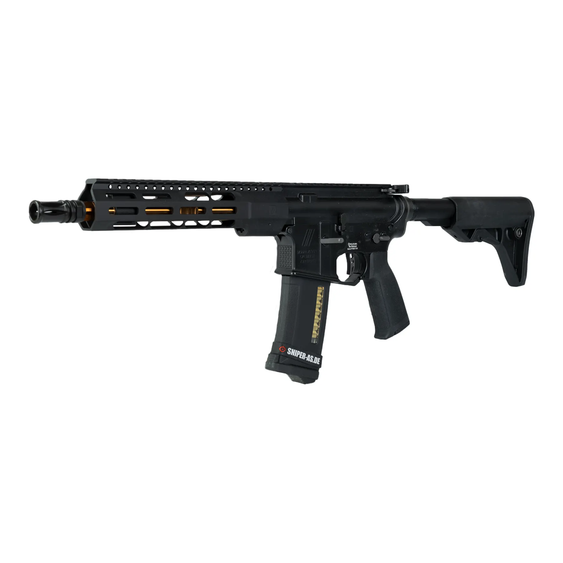 SAC x Wolverine PTS ZEV CORE HPA w/ Red Dot and Grip SAC x Wolverine PTS ZEV Core Elite SBR 10,5" HPA, Black