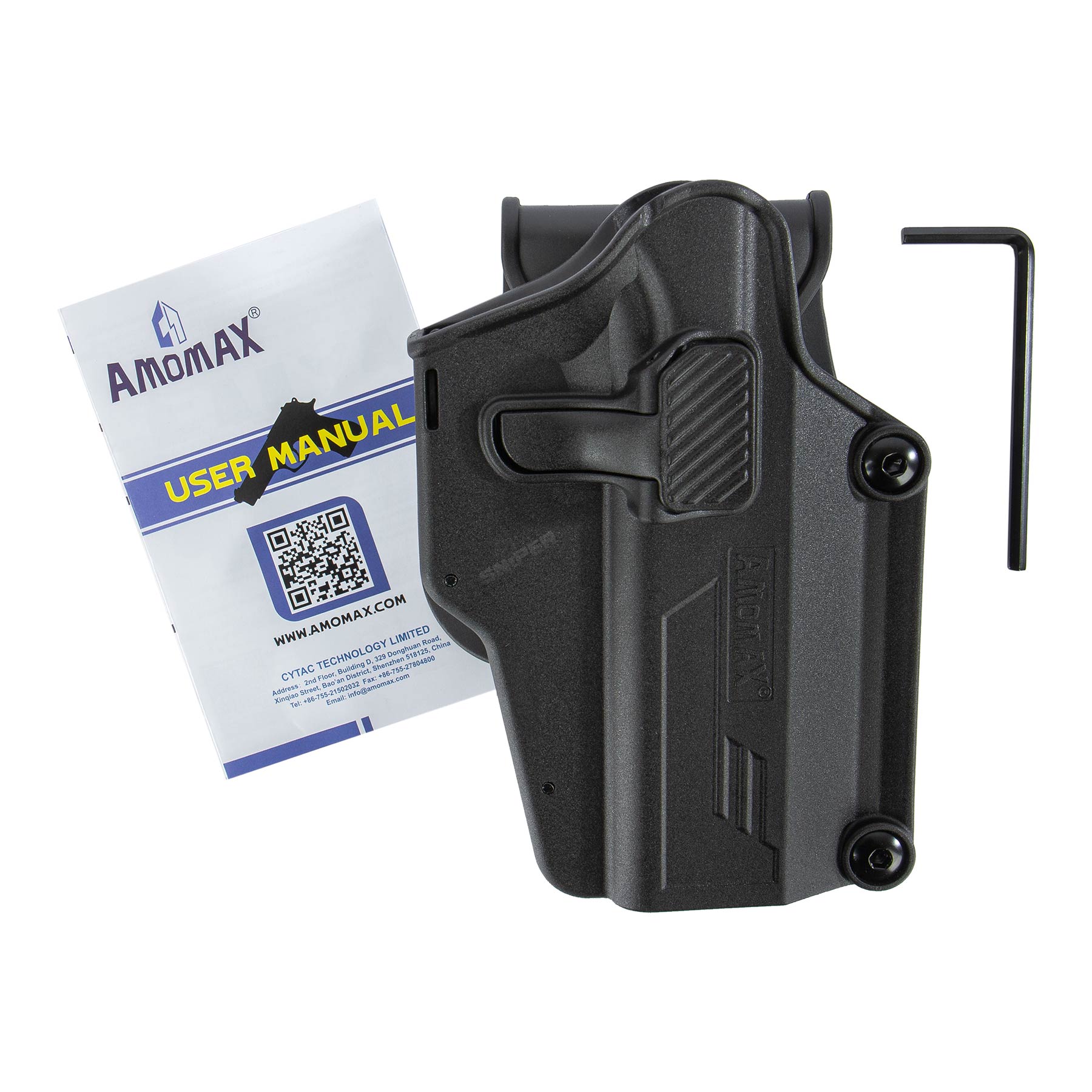 Universal Paddle Holster, Multi Fit, Black