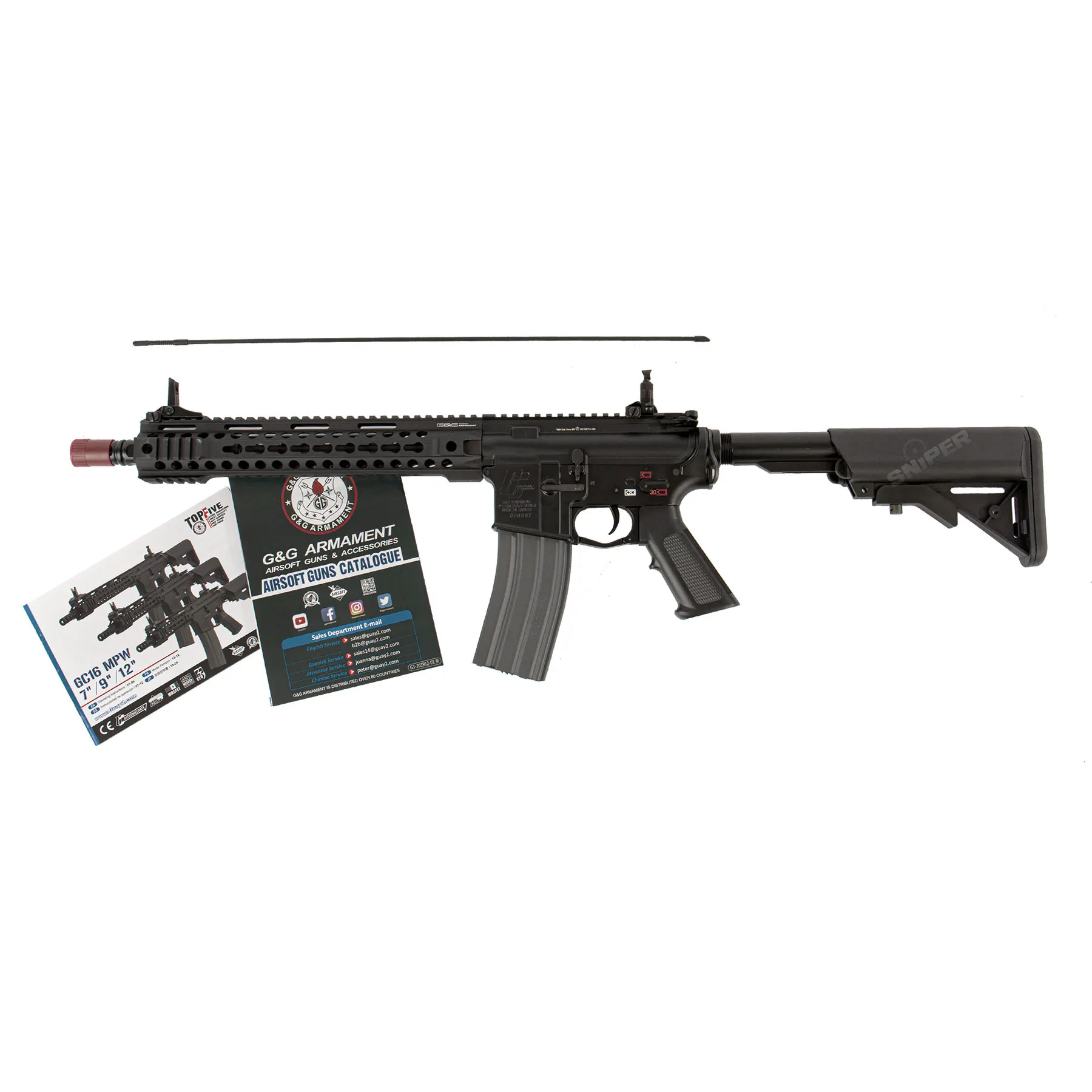 GC16 12" (S)AEG, Black