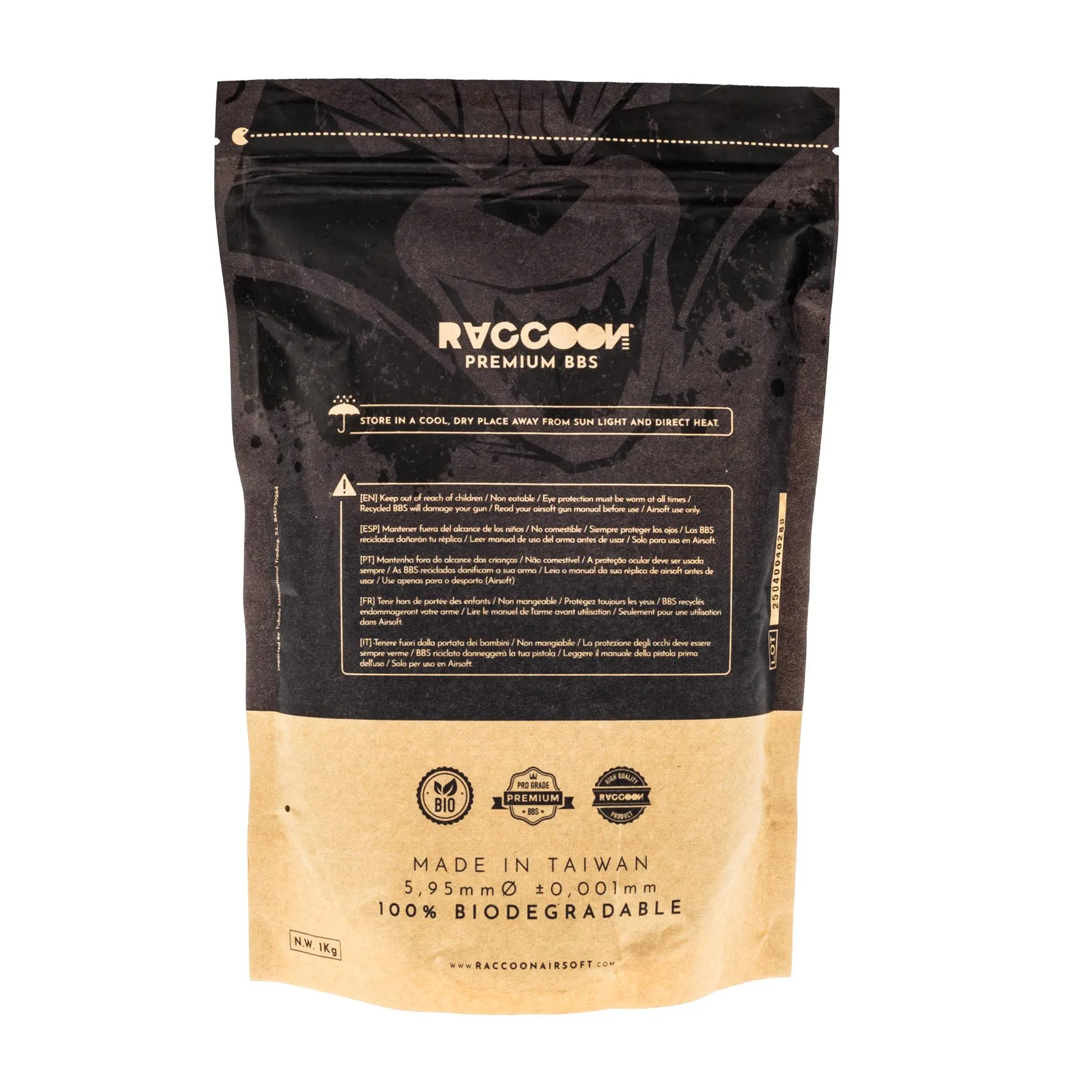 Raccoon Premium Bio BBs 0,28g, 1KG