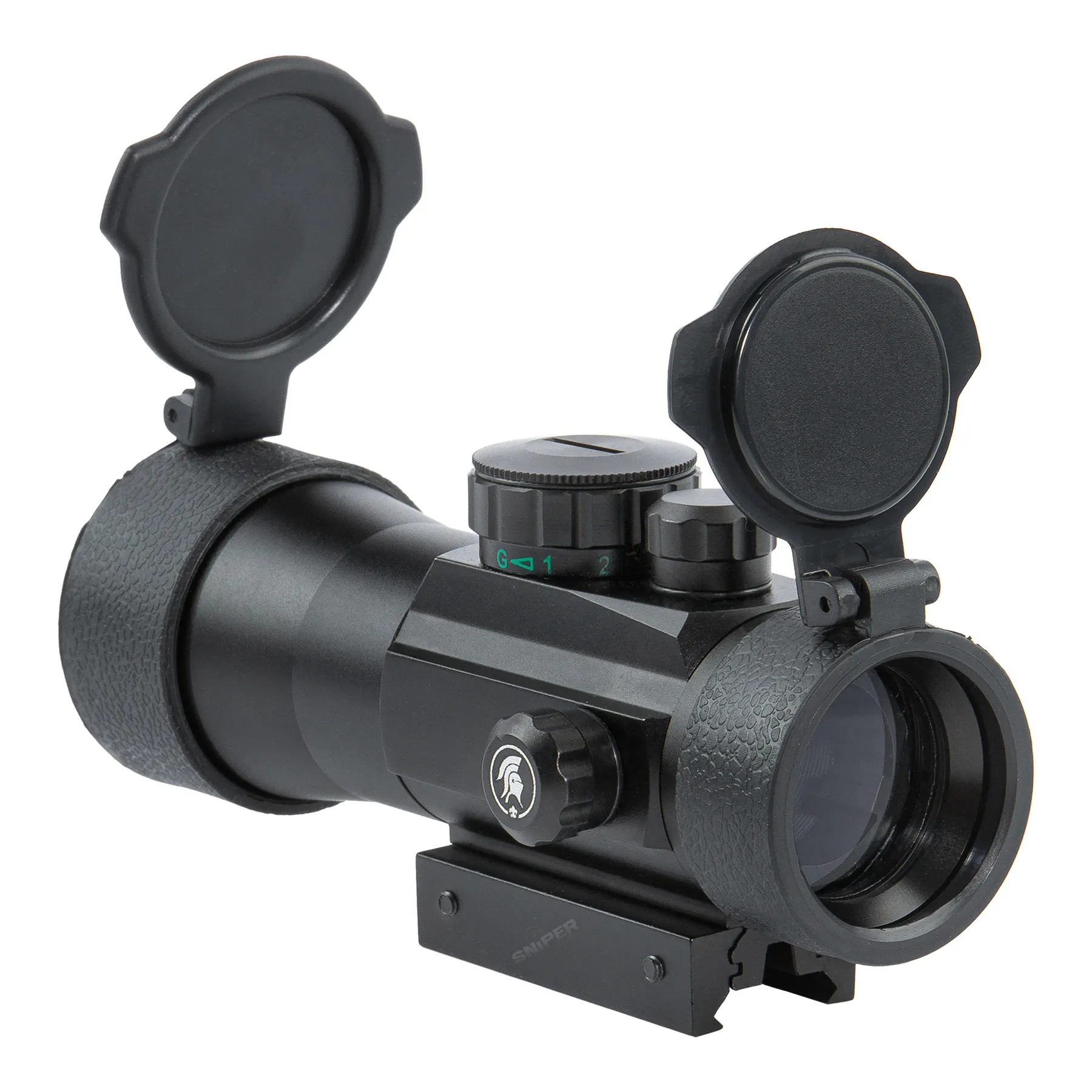 Red/Green Dot 2X42 4 Reticles, Black