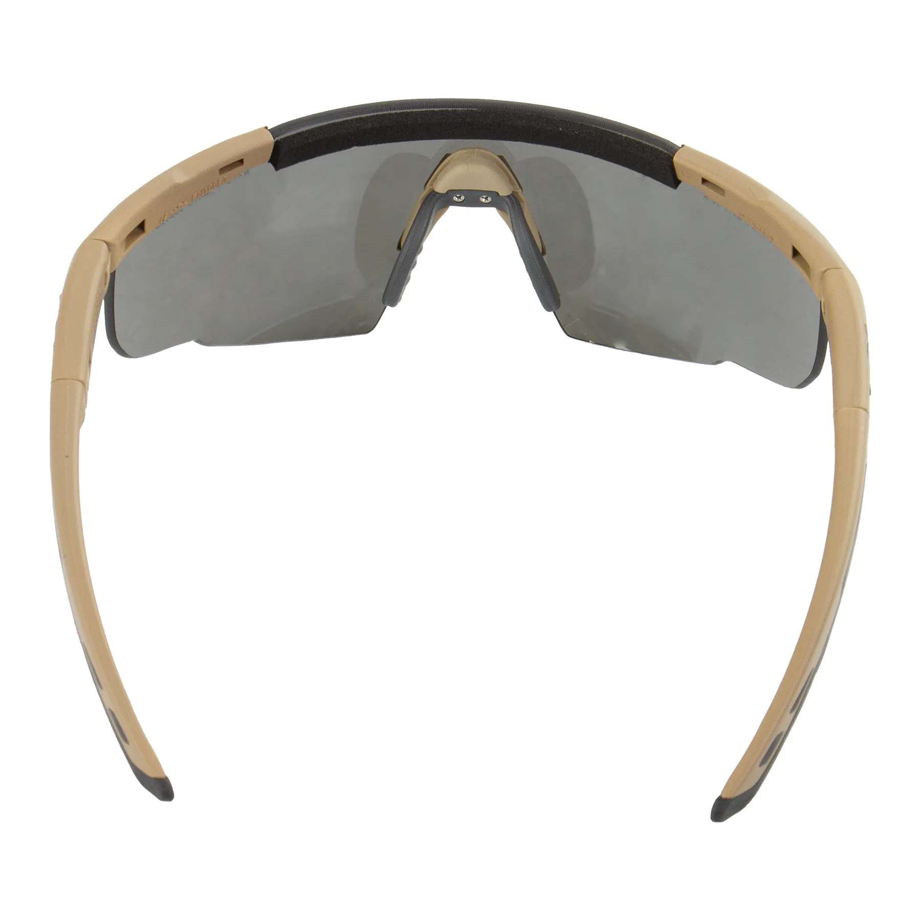 WileyX Saber Advanced Tan Frame Goggles, Grey/Clear/Light Rust Lens