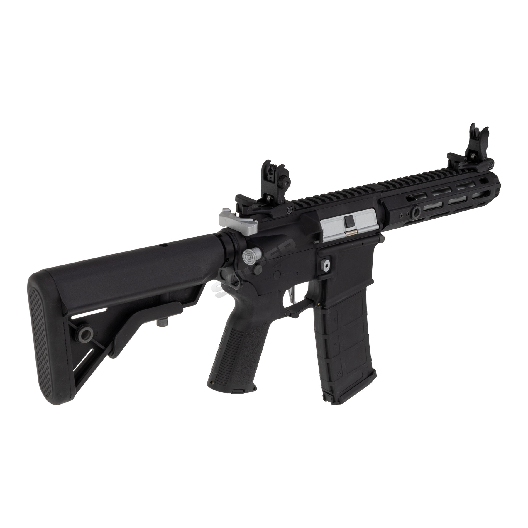 Lancer LT-34 Hellion w/ Nebula ETU (S)AEG, Black/Silver