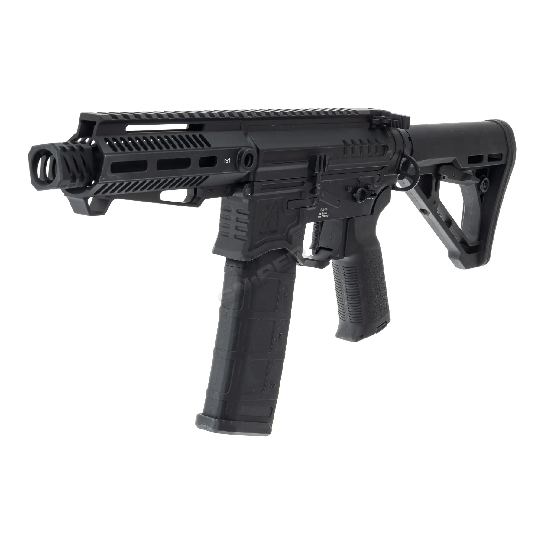 B-Ware Zion Arms PW9 M4 M-Lok 6" (S)AEG, Black