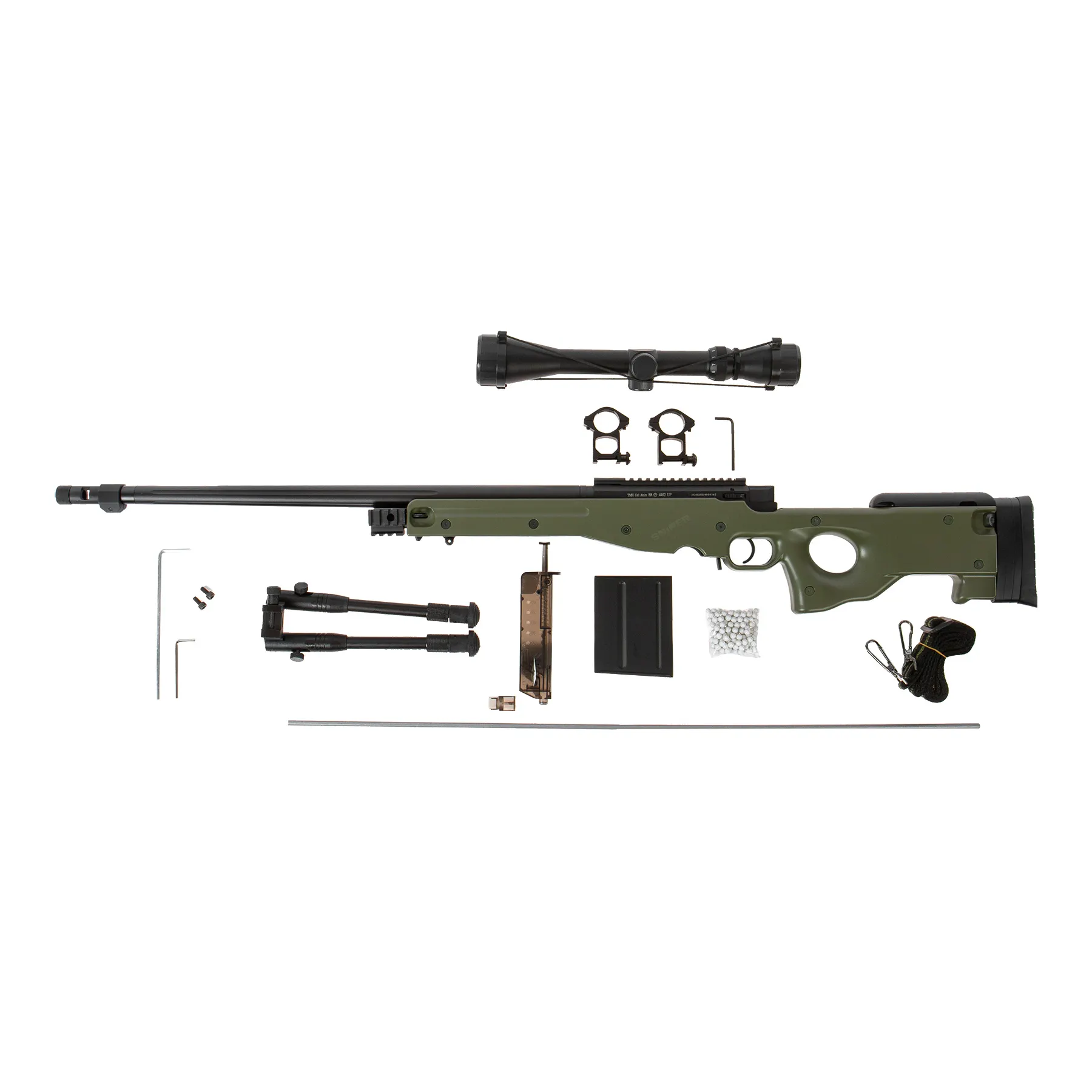 L96 Scharfschützengewehr AWP FH Upgraded Rifle Set, OD