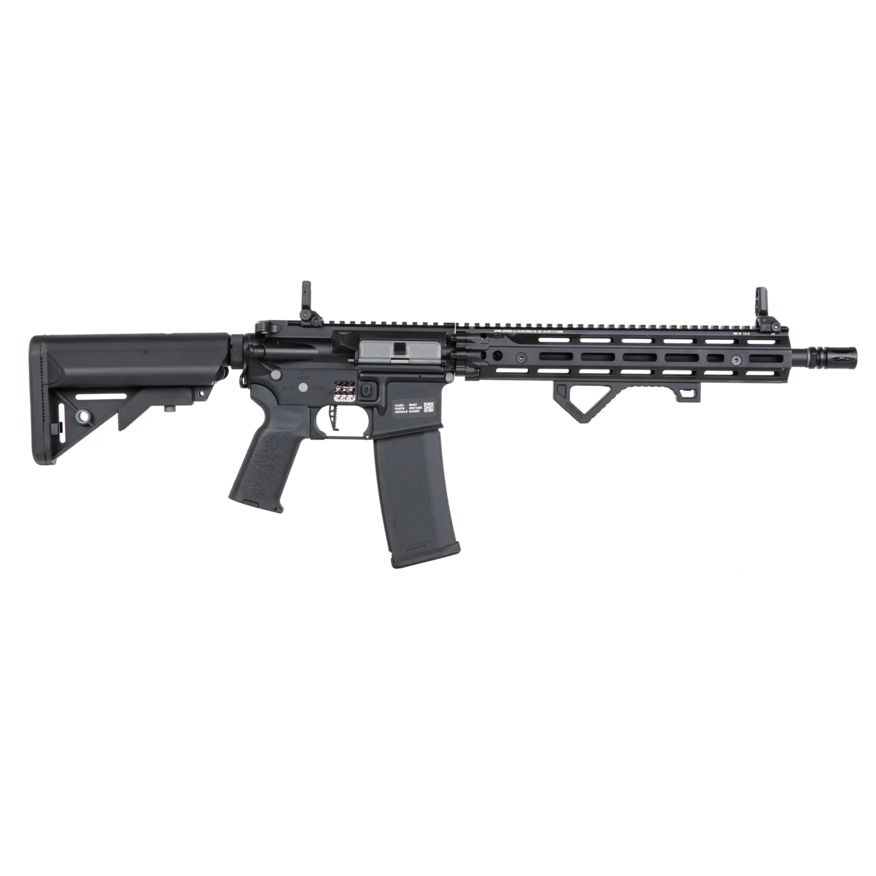 Specna Arms SA-P28 Prime Daniel Defense RIS III 12,5" w/ Aster ETU (S)AEG, Black