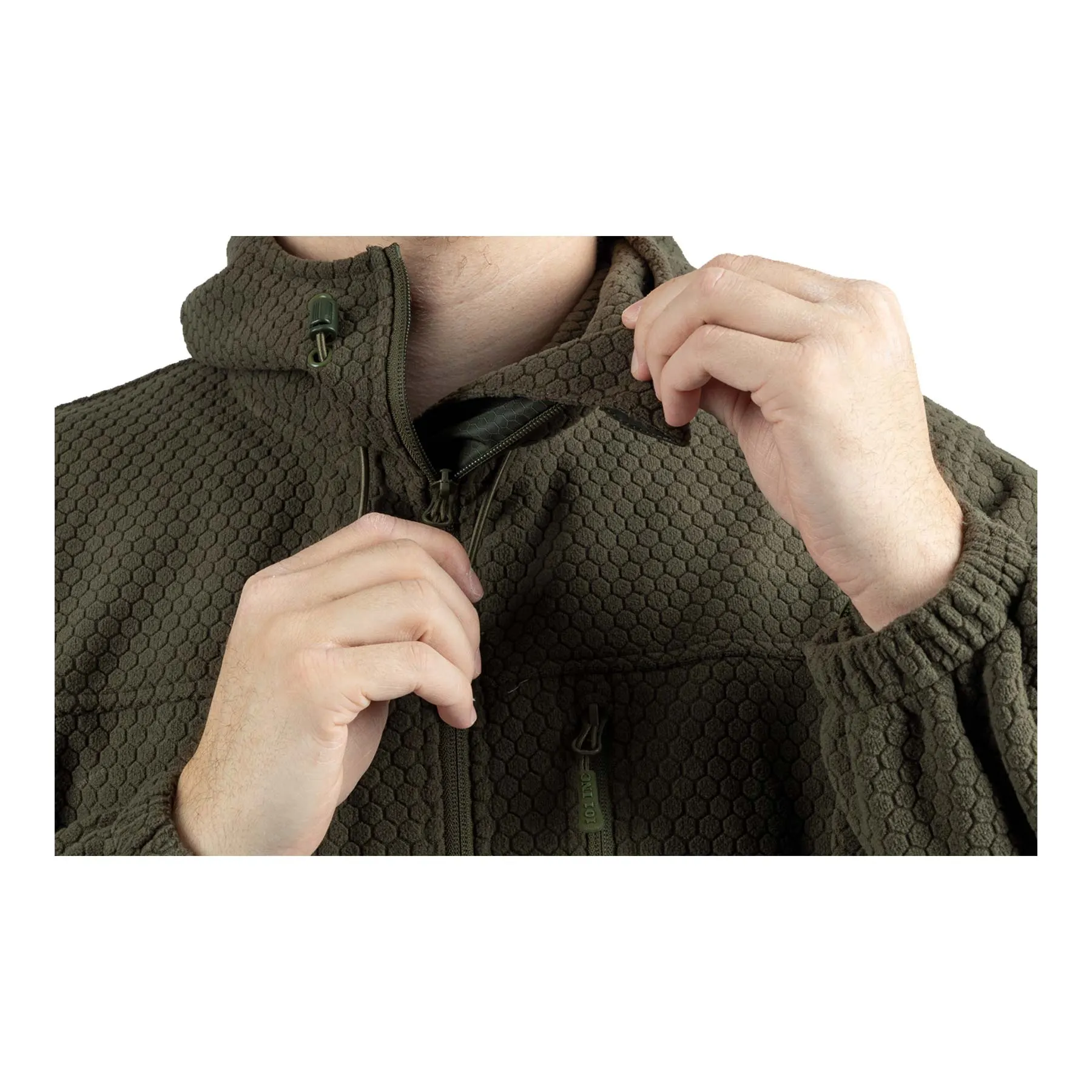 Hexagon Fleece Weste, Ranger Green