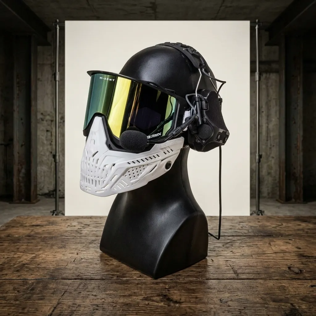 RMX GHOST Edition Goggle System, white gold #1