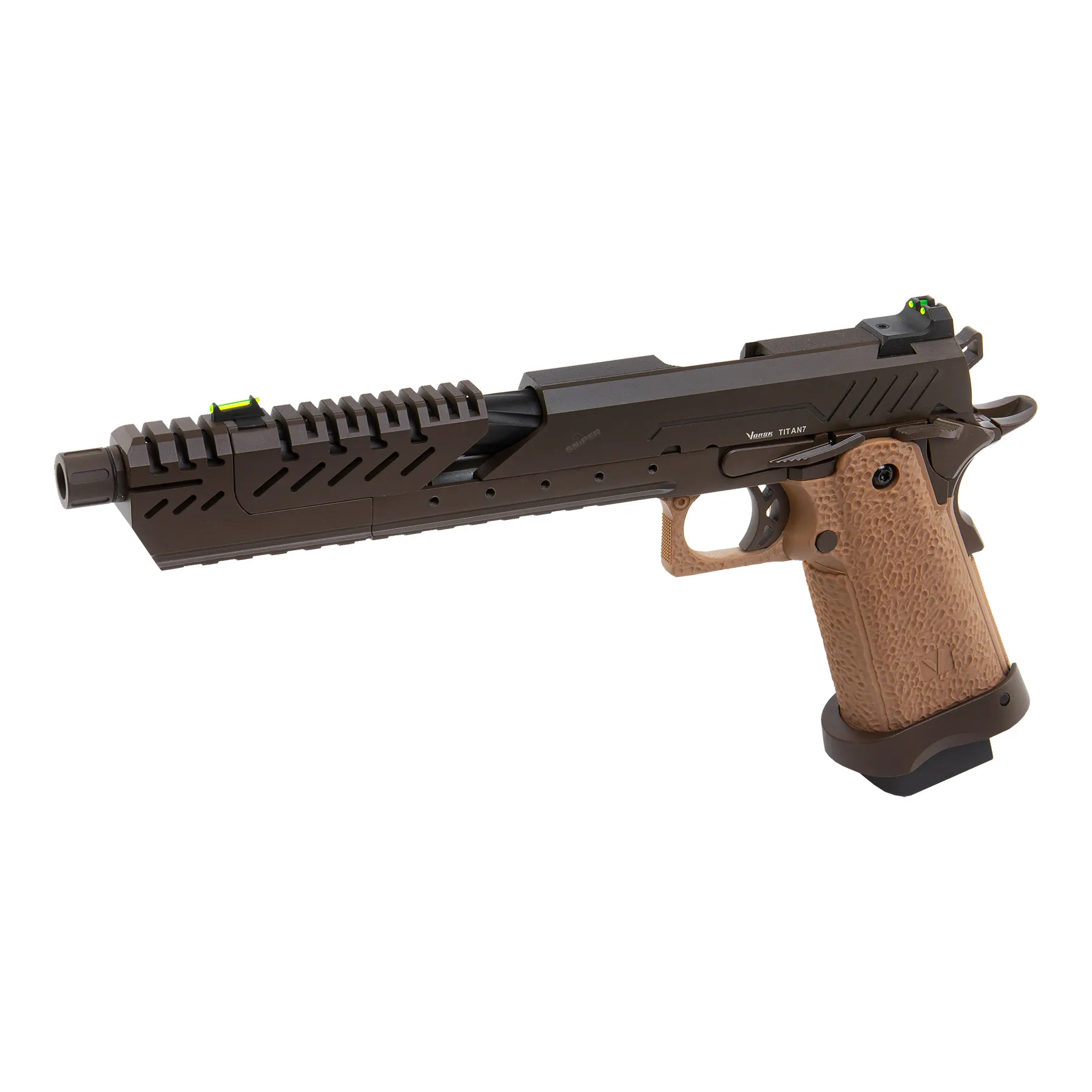 Vorsk Hi-Capa Titan 7, Tan/Bronze, GBB