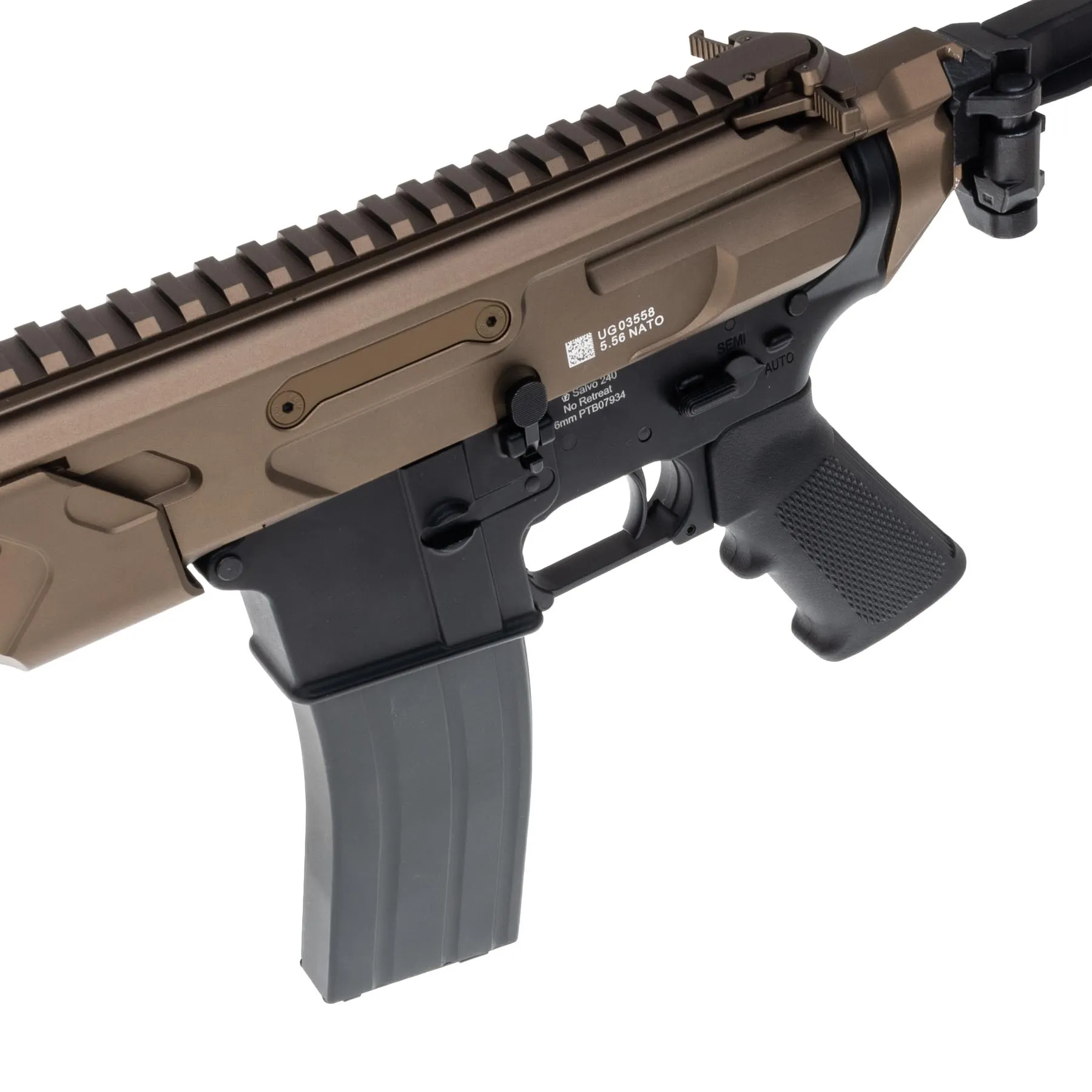 Salvo Precision X-S MWS GBB Rifle, Tan