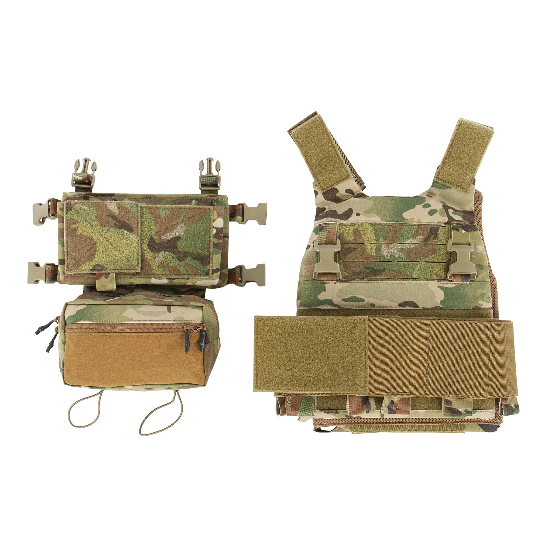 Tactical Plate Carrier Set Multicam Plattenträger