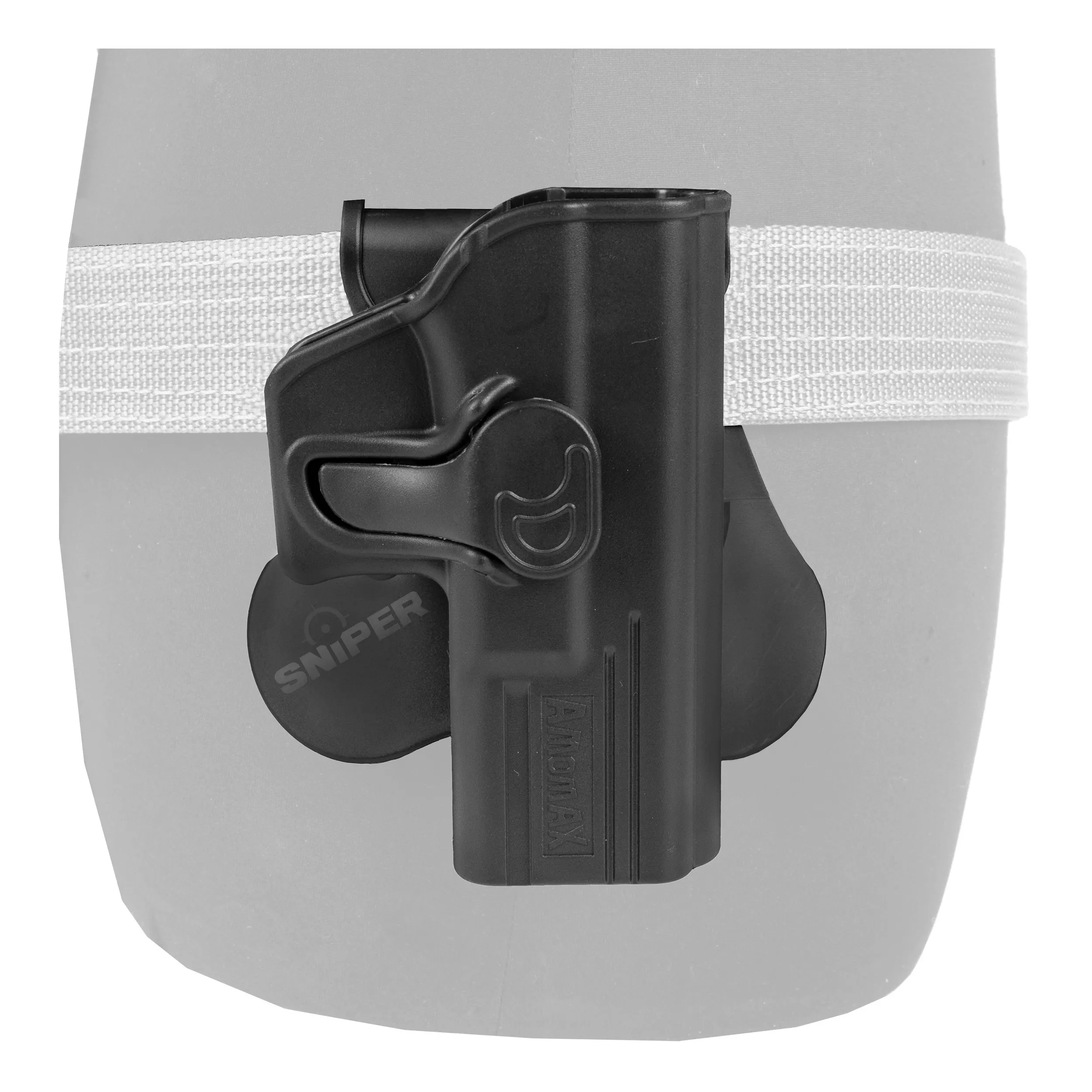 Formholster für Glock Modelle, rechts, Black