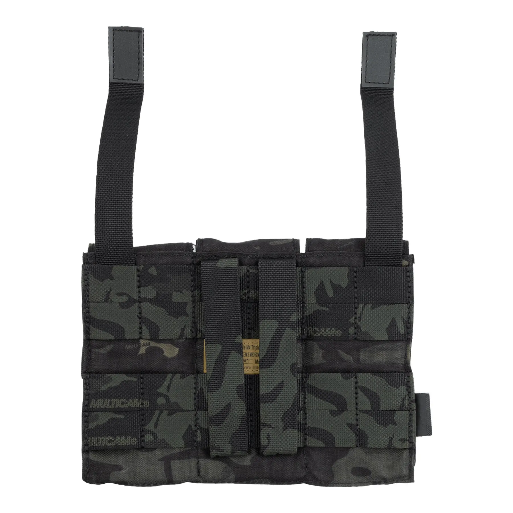 Triple Magazin Pouch M4, Multicam Black