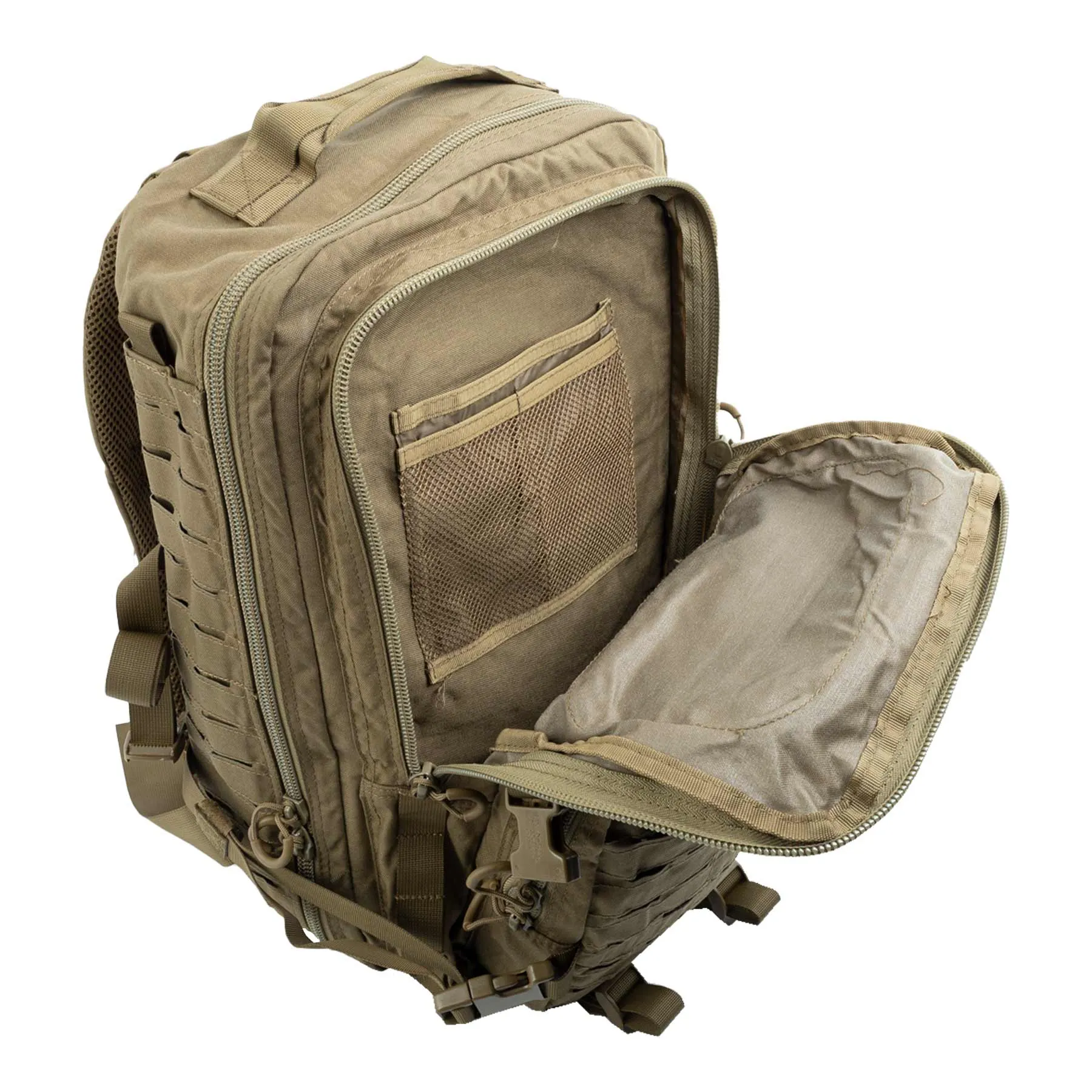 Lasercut 3-Day Assault Rucksack, Coyote