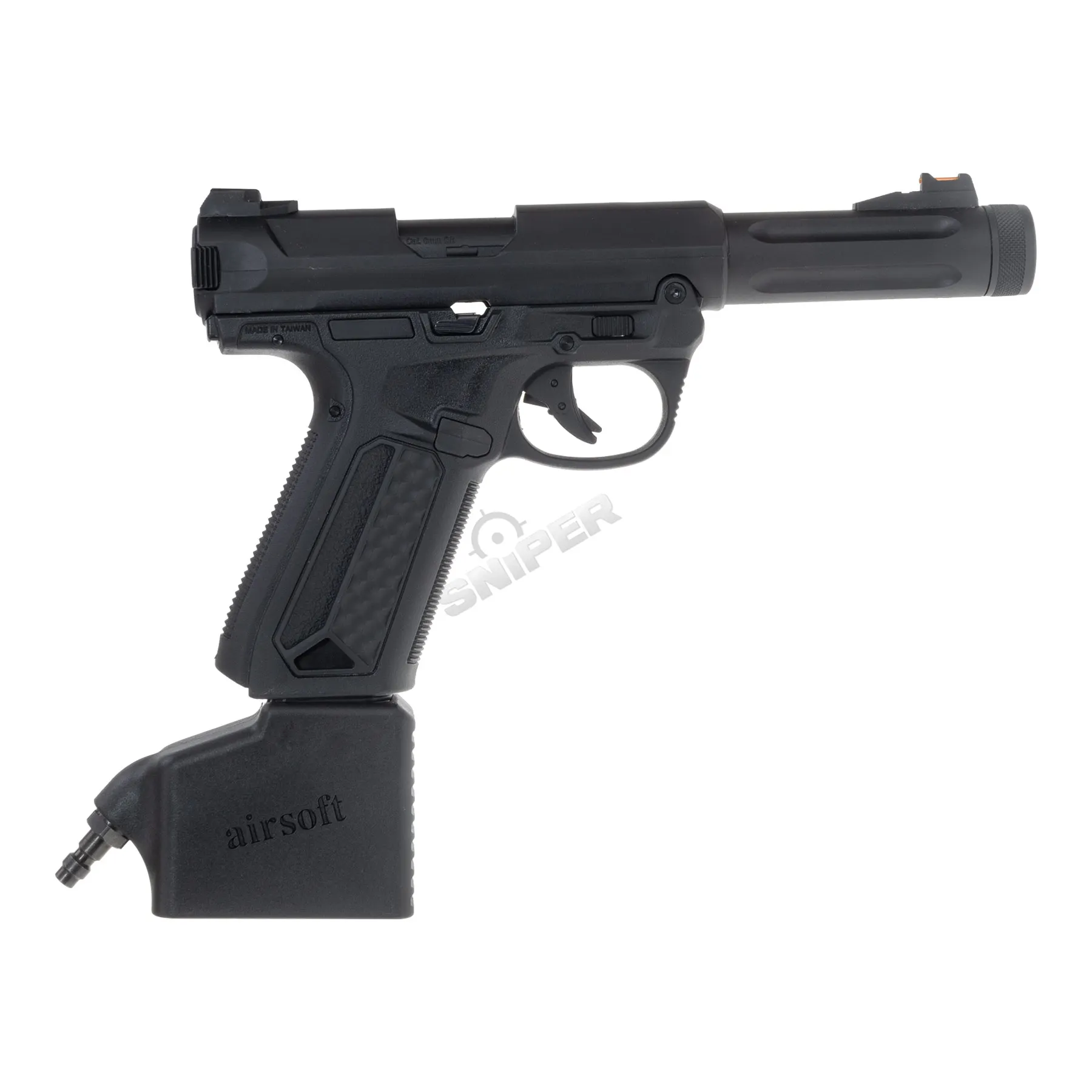 HPA Set Action Army AAP 01 + Bottle + Dominator US + PTS, Black