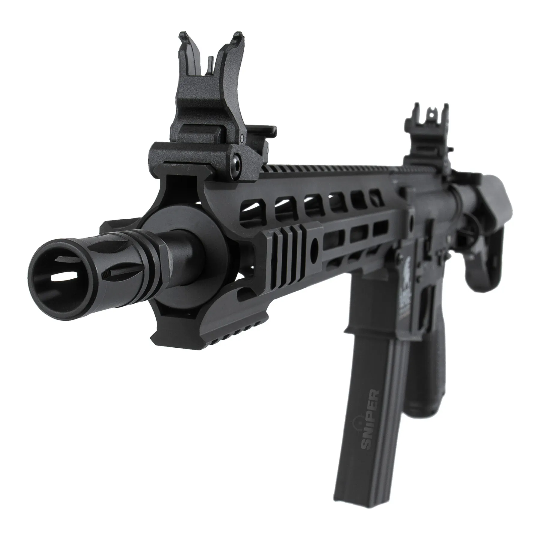 Interceptor Hybrid 10" (S)AEG w/ Reflex Sight, Black