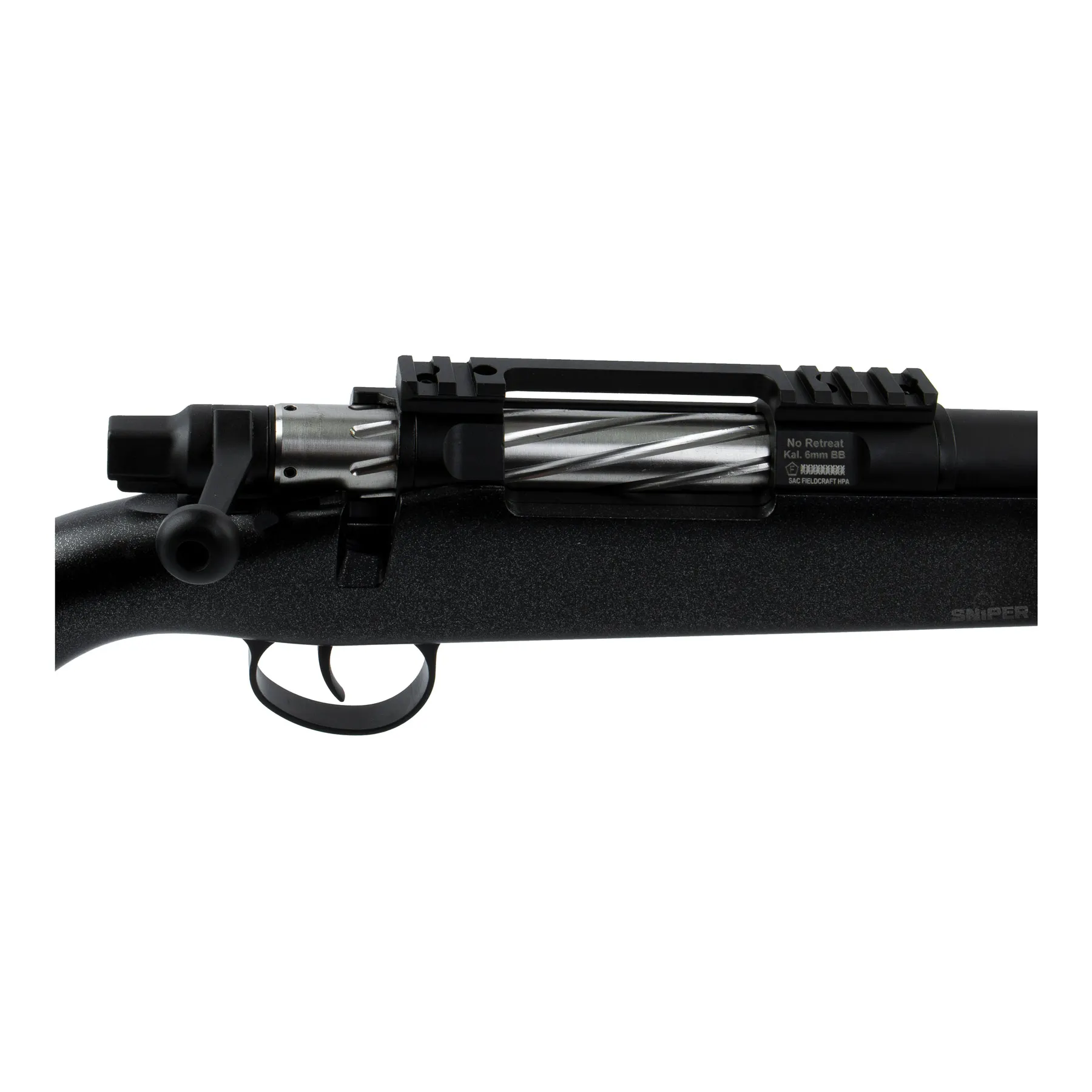 SAC X Mancraft Barrett Custom HPA Sniper Rifle, Black