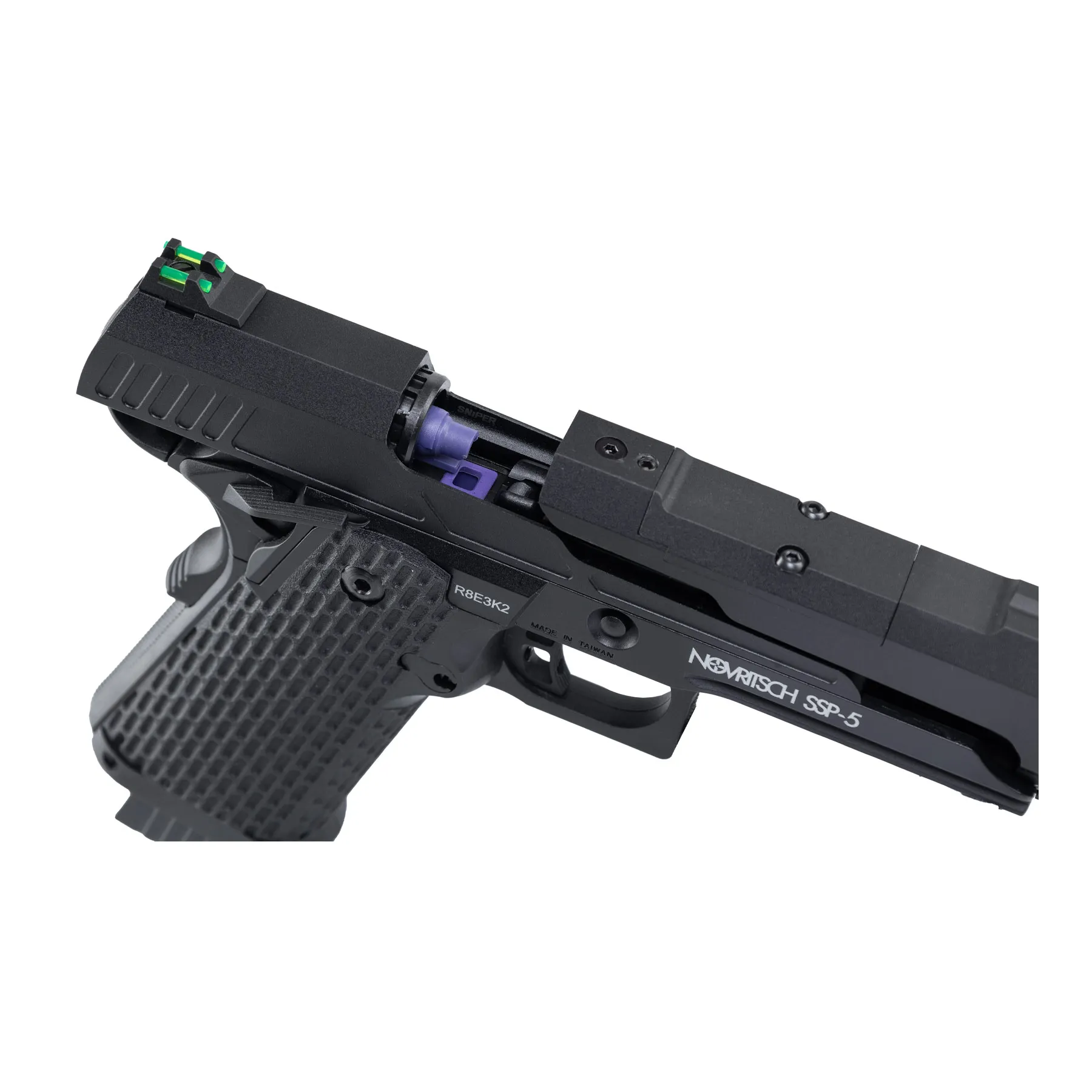Novritsch SSP5 Gas Blowback Pistol 5.1", Black