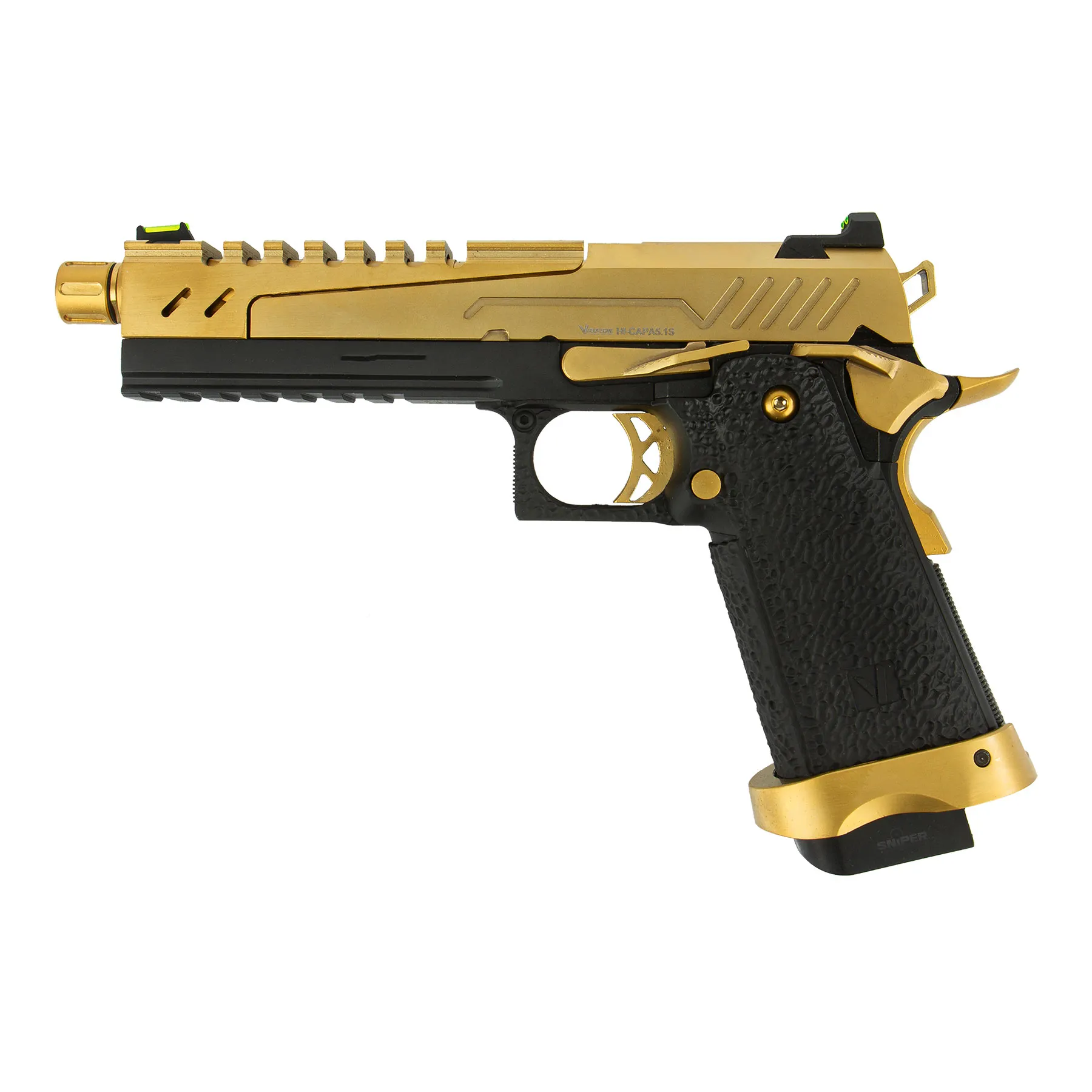 Vorsk Hi-Capa 5.1 Split Slide, Gold, GBB