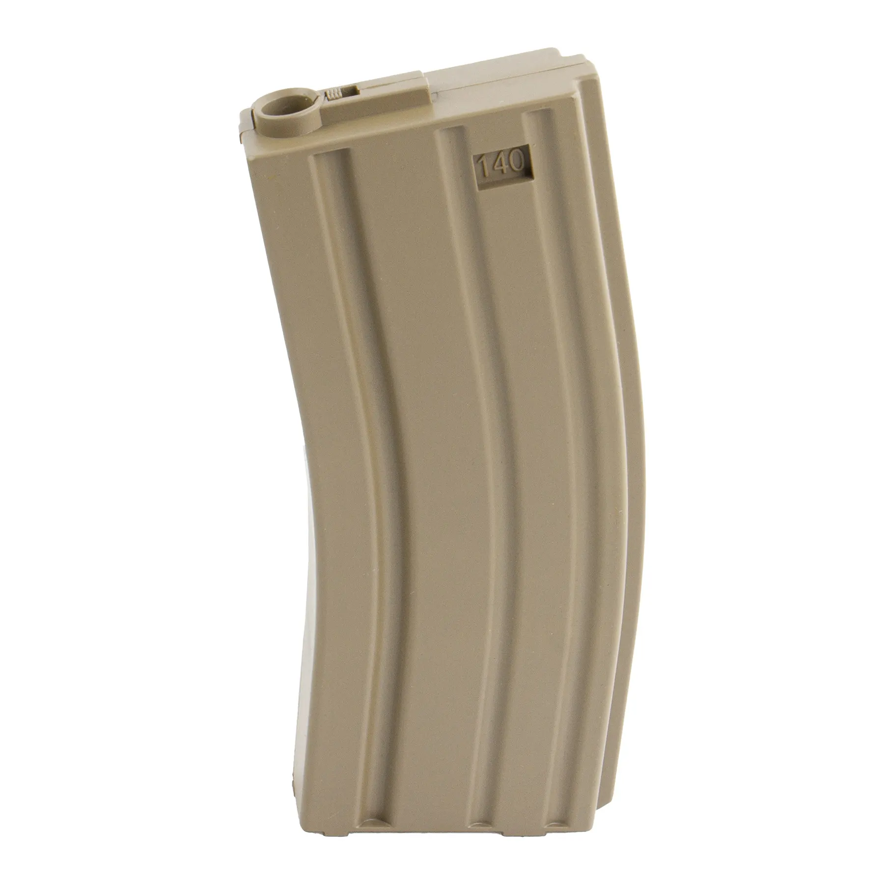 M4 Magazin Midcap Polymer 120rds, 5er Pack, Tan