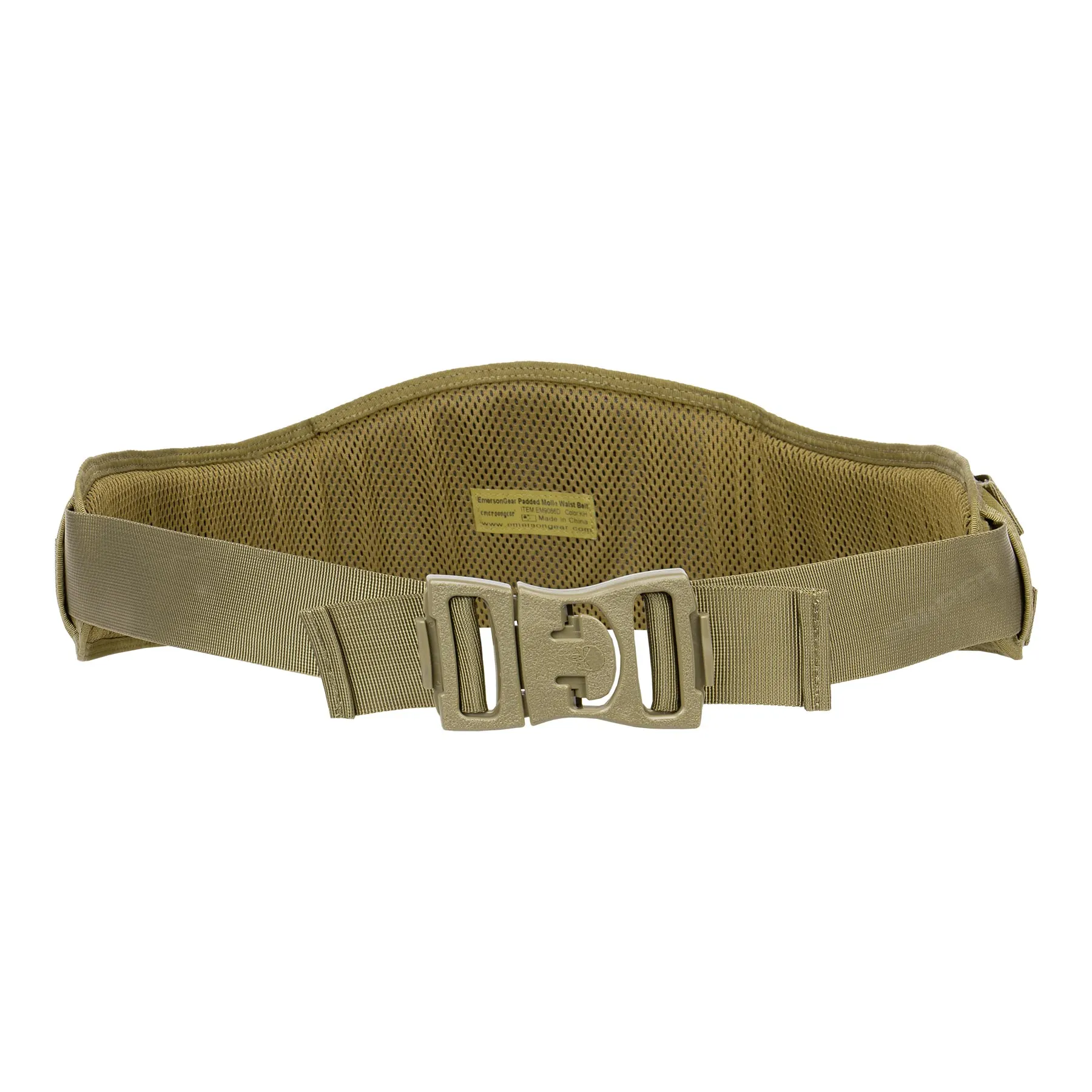 Molle Padded Waist Belt, Khaki