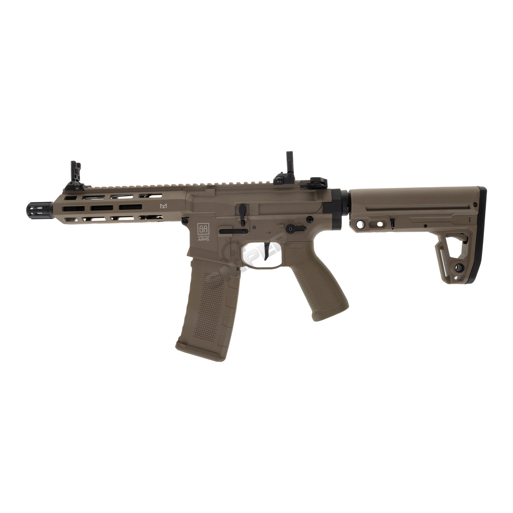 Specna Arms SA-F20 Flex Tuned-Up w/ ETU < 0,5 Joule Softair Gewehr, Tan