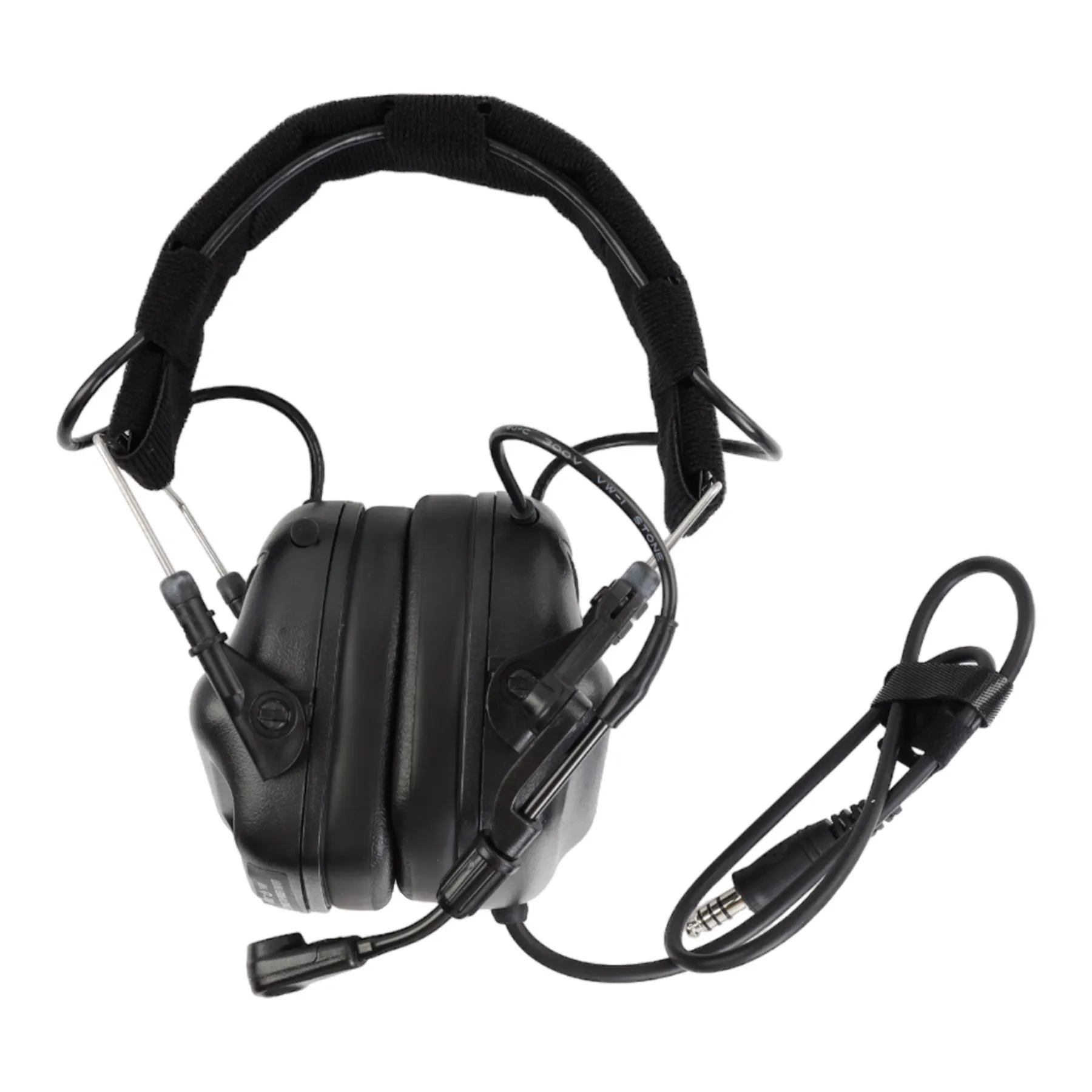 M32 Tactical Communication Hearing Protector, Black M32 Tactical Communication Hearing Protector, Black