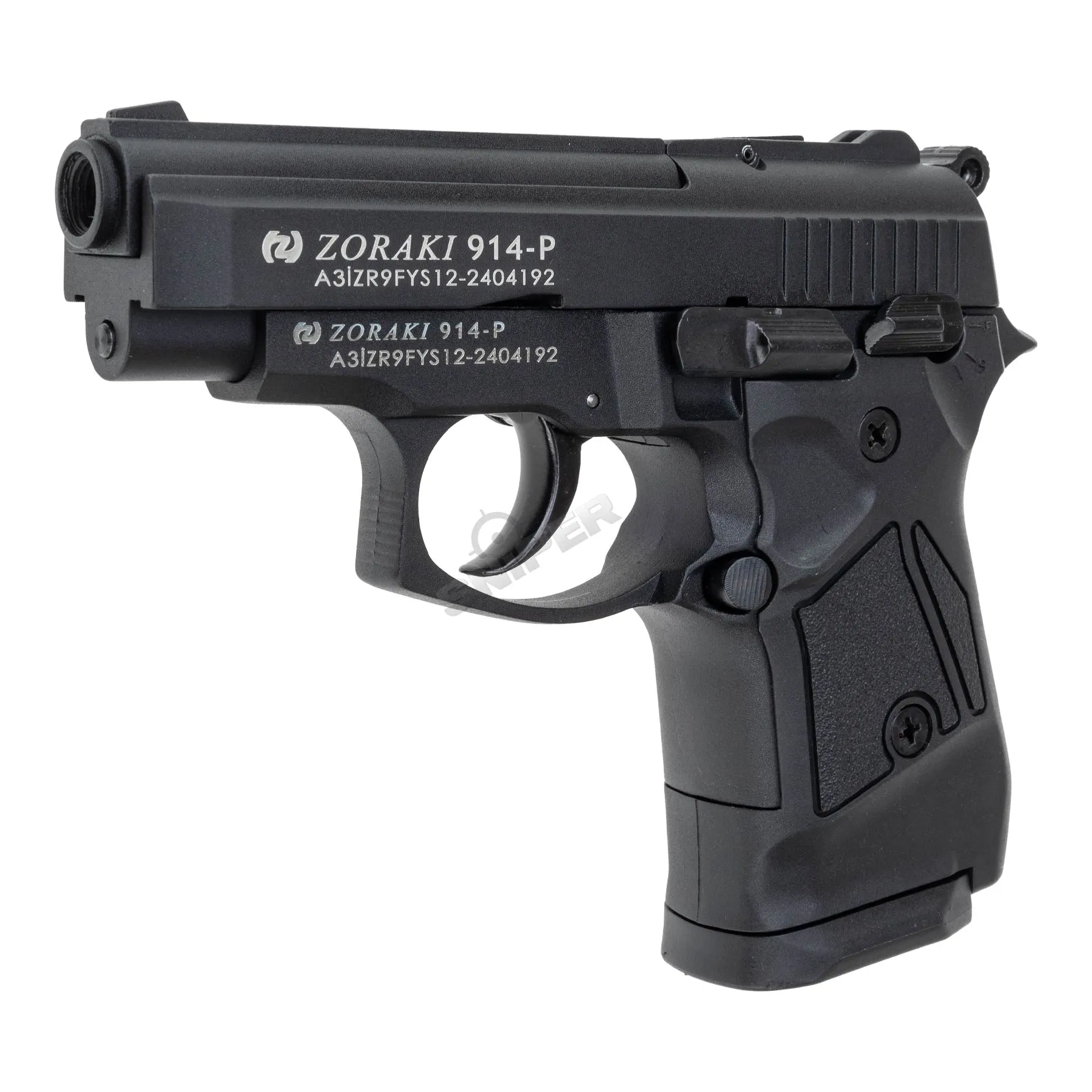Zoraki 914 9mm P.A.K. Schreckschusspistole, Black