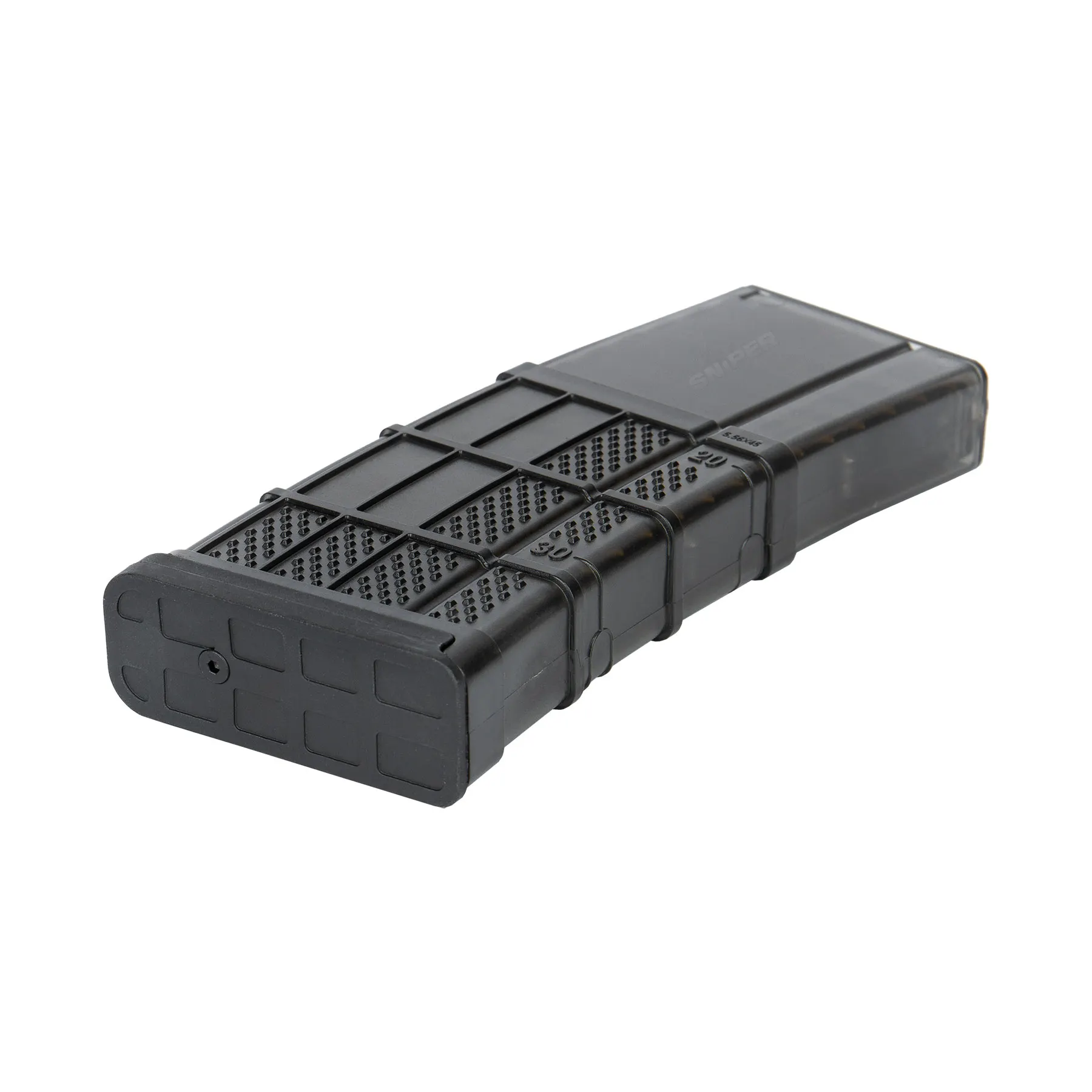 Nuprol L-Mag Mid Cap Mag 130rds, Clear