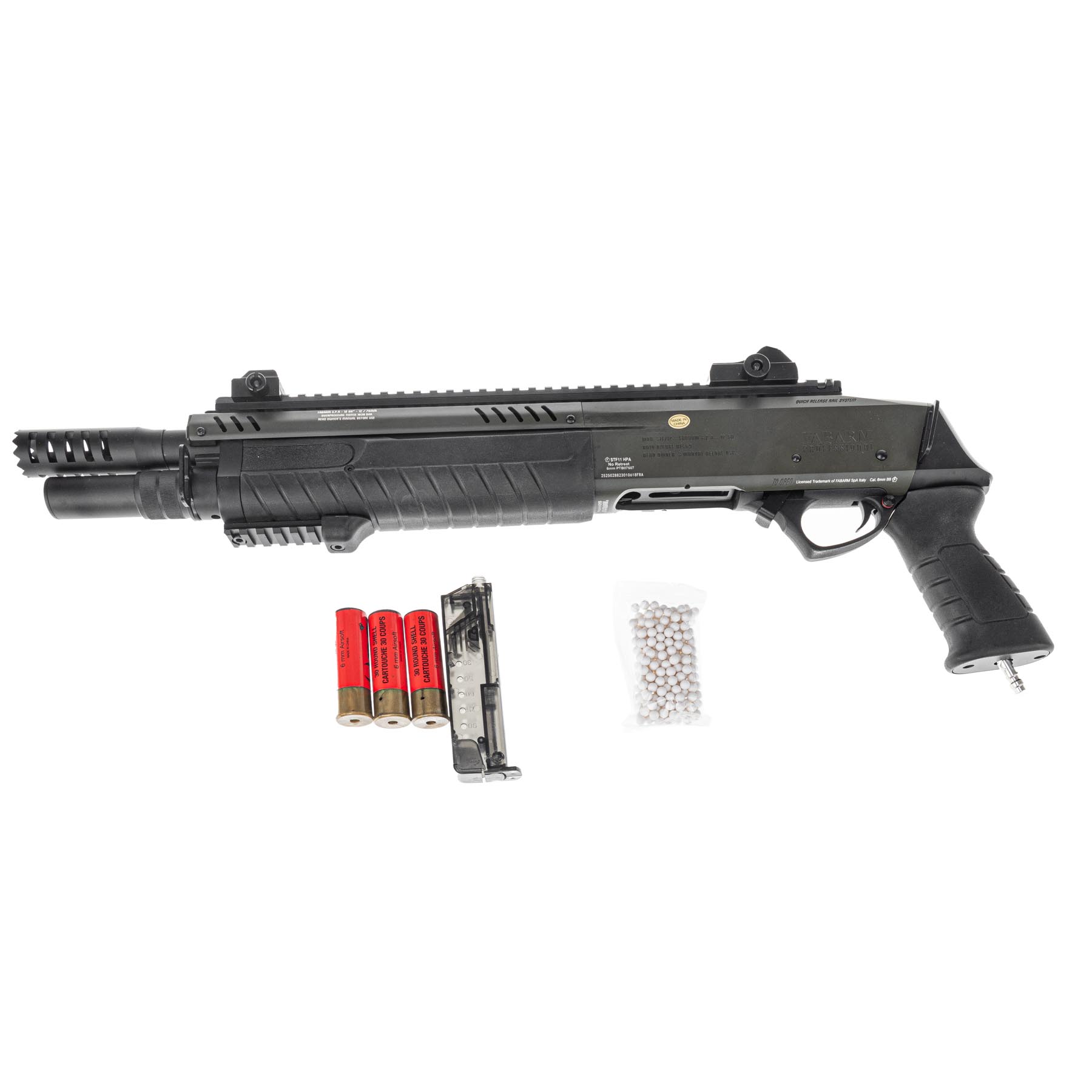 Fabarm STF12 Short 11" HPA Pumpgun, Green
