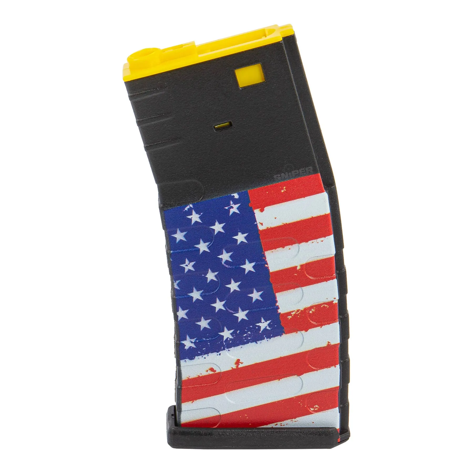 U Magazin American Flag Hi Cap 300rds, Black