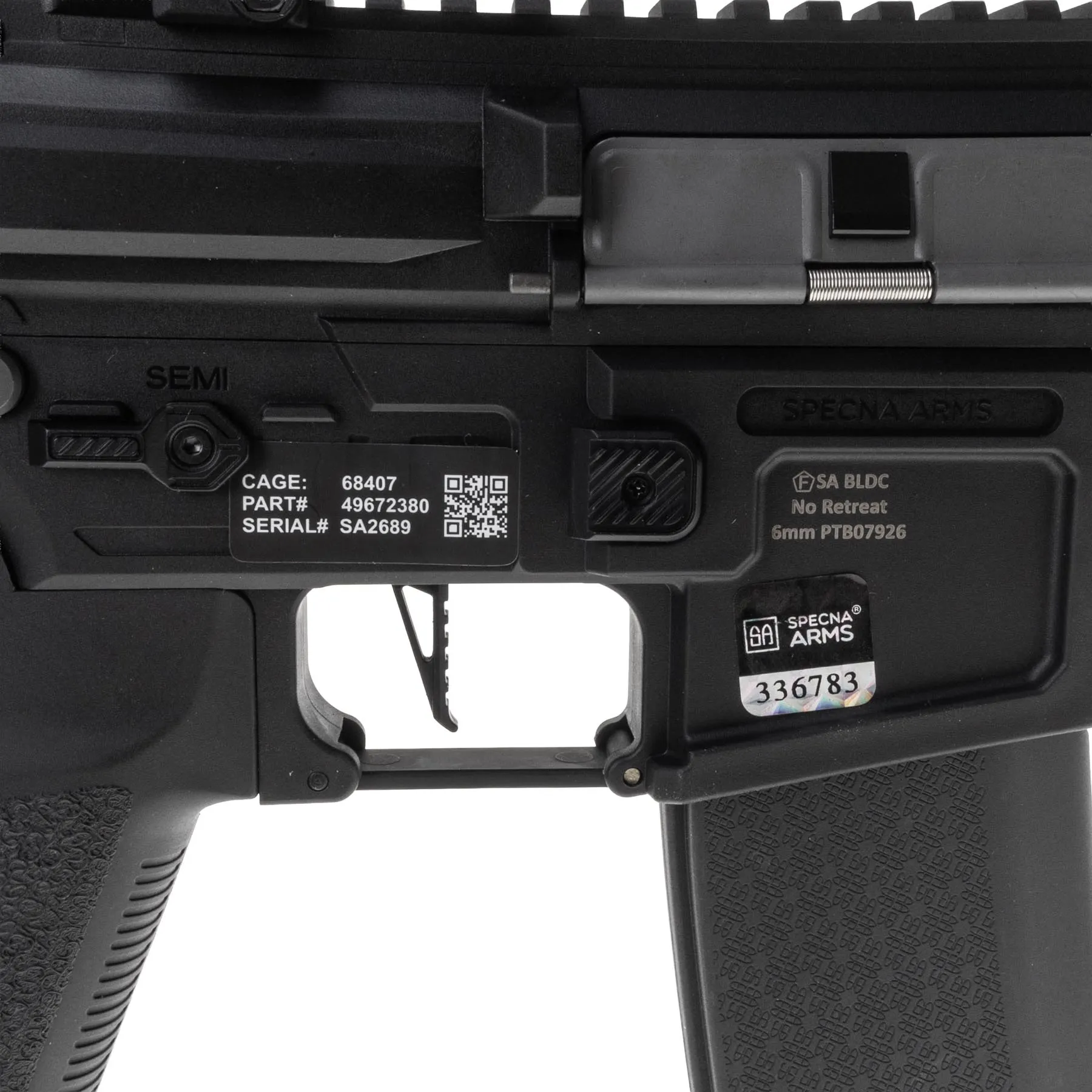 B-Ware Specna Arms SA-FH05 Flex Brushless w/ HAL2 ETU, Black