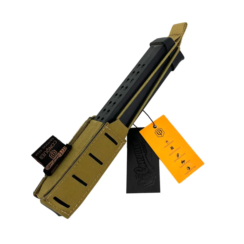 Conquer Single Pistol Mag Pouch, OD