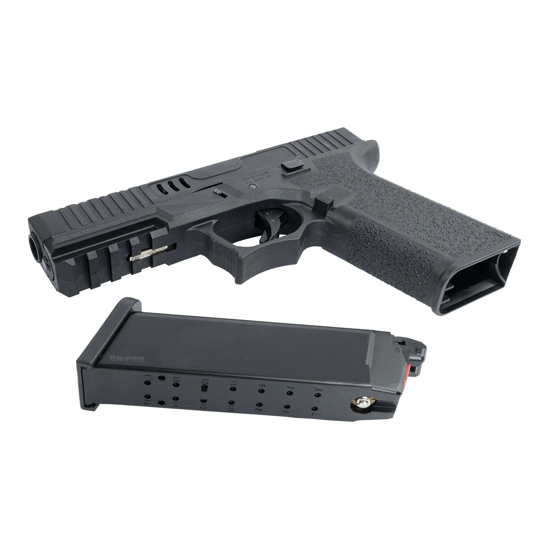 AW Custom VX7 Mod. 2 Precut GBB, Black AW Custom VX7 Mod. 2 Precut GBB, Black