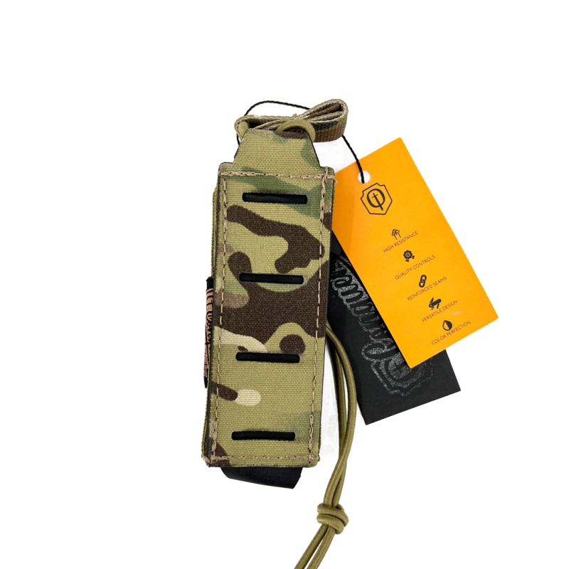 Conquer Single Pistol Mag Pouch, Camo