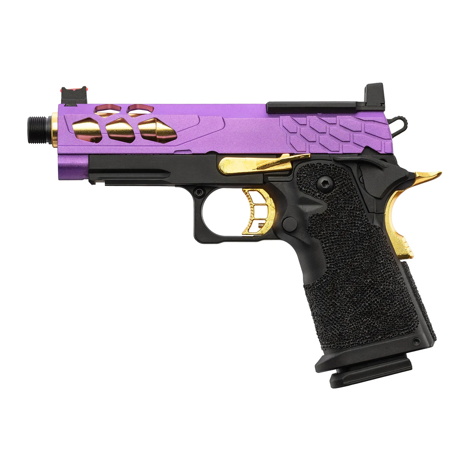 Lancer Tactical LTX-7B Stryk 4.3 Hi-Capa GBB Softairpistole, Purple