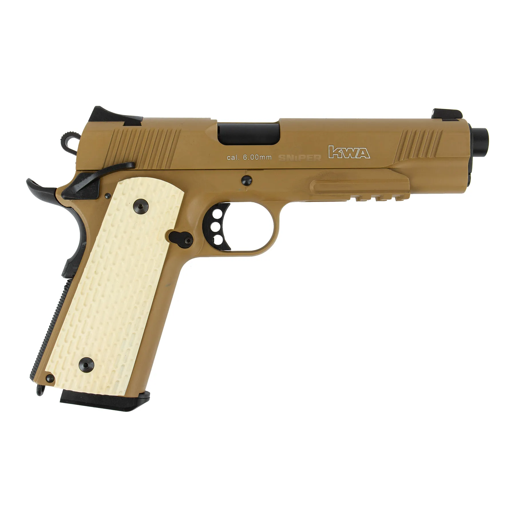 KWA Mark II PTP Dark Earth GBB Softair Pistole