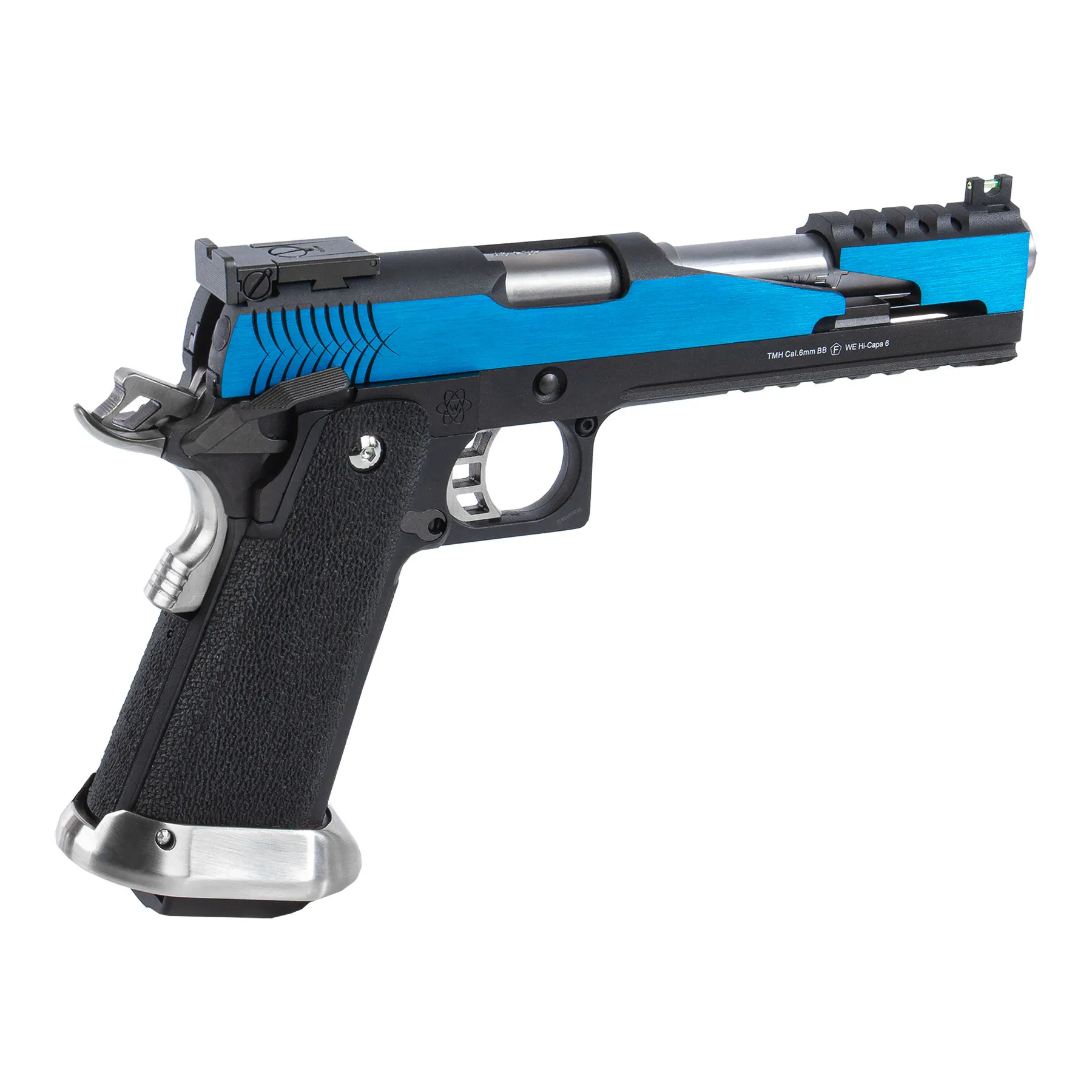 WE Hi-Capa 6 T-Rex Customs Blue GBB Softair Pistole