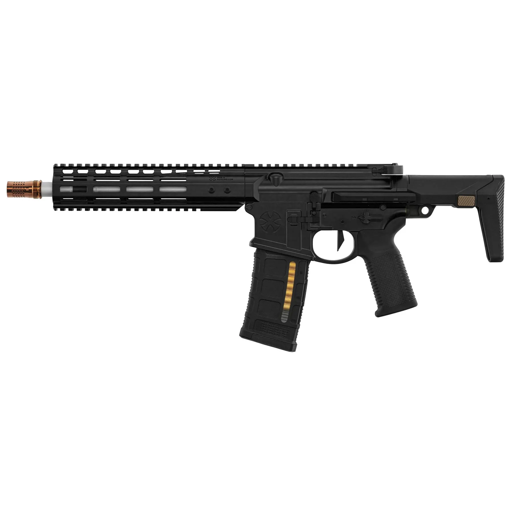 EMG Noveske MWS Ghetto Blaster 9" GBB, Black