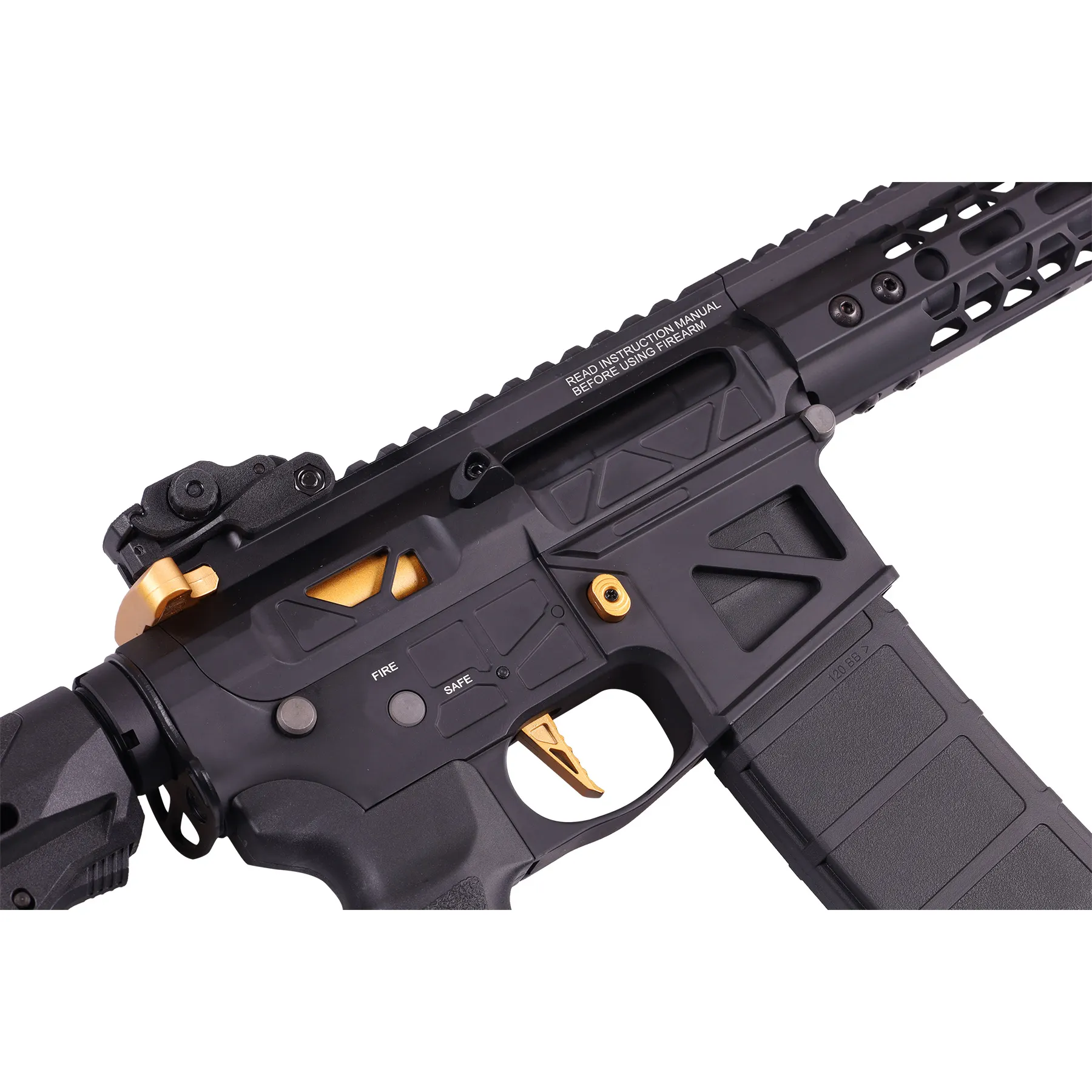 Delta Armory FREYA Skeleton Gen.2 12,5", Black/Gold
