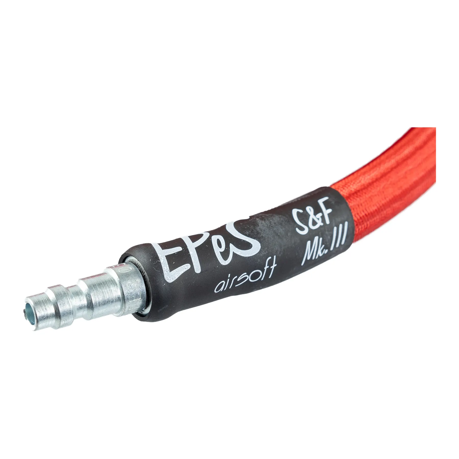 HPA S&F MK. III 115cm Braided Hose Line US, Red