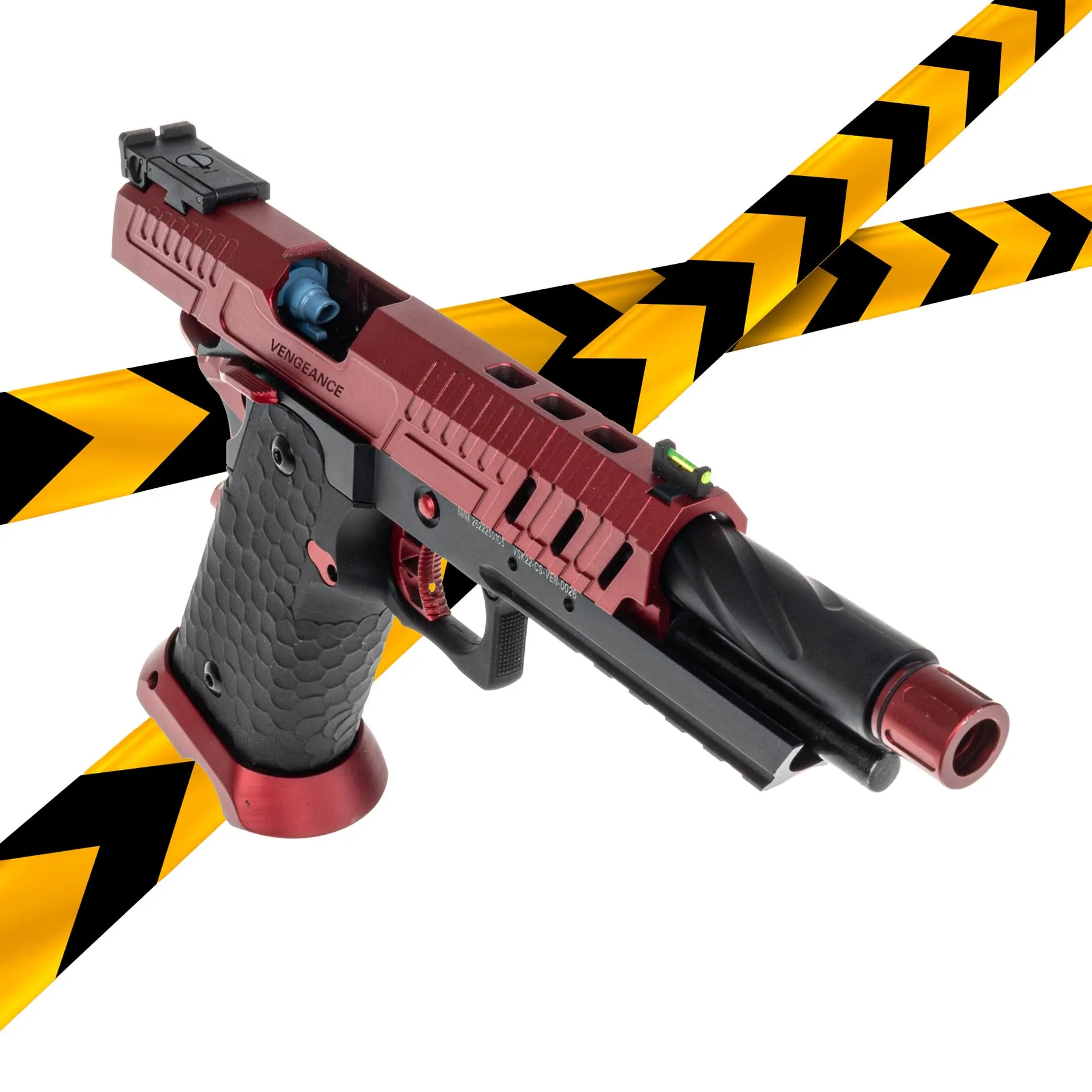 B-Ware Vorsk Hi-Capa 5.1 Black/Red GBB Softair Pistole