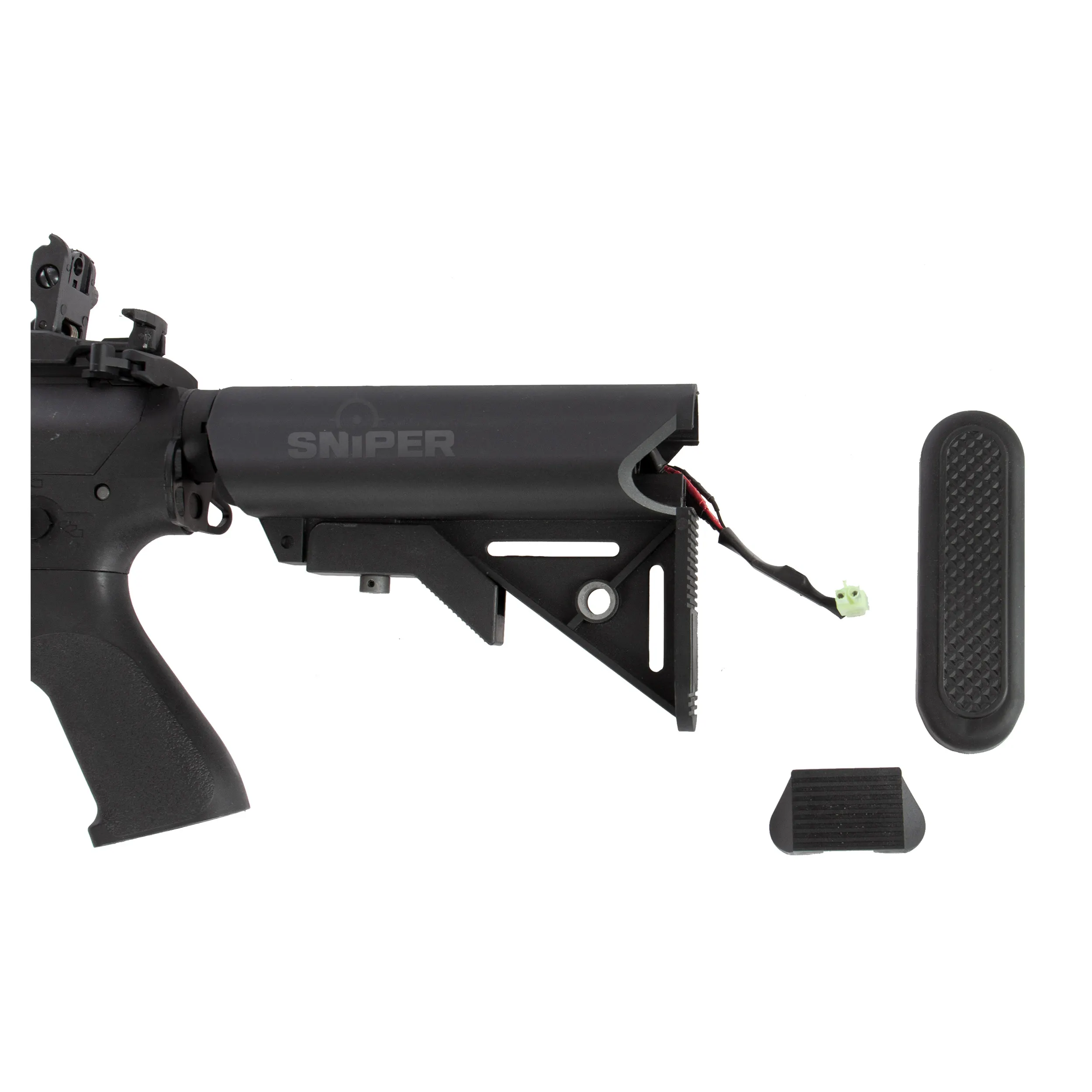 M4 EVO Keymod ETU+Mosfet (S)AEG, Black M4 EVO Keymod ETU+Mosfet (S)AEG, Black