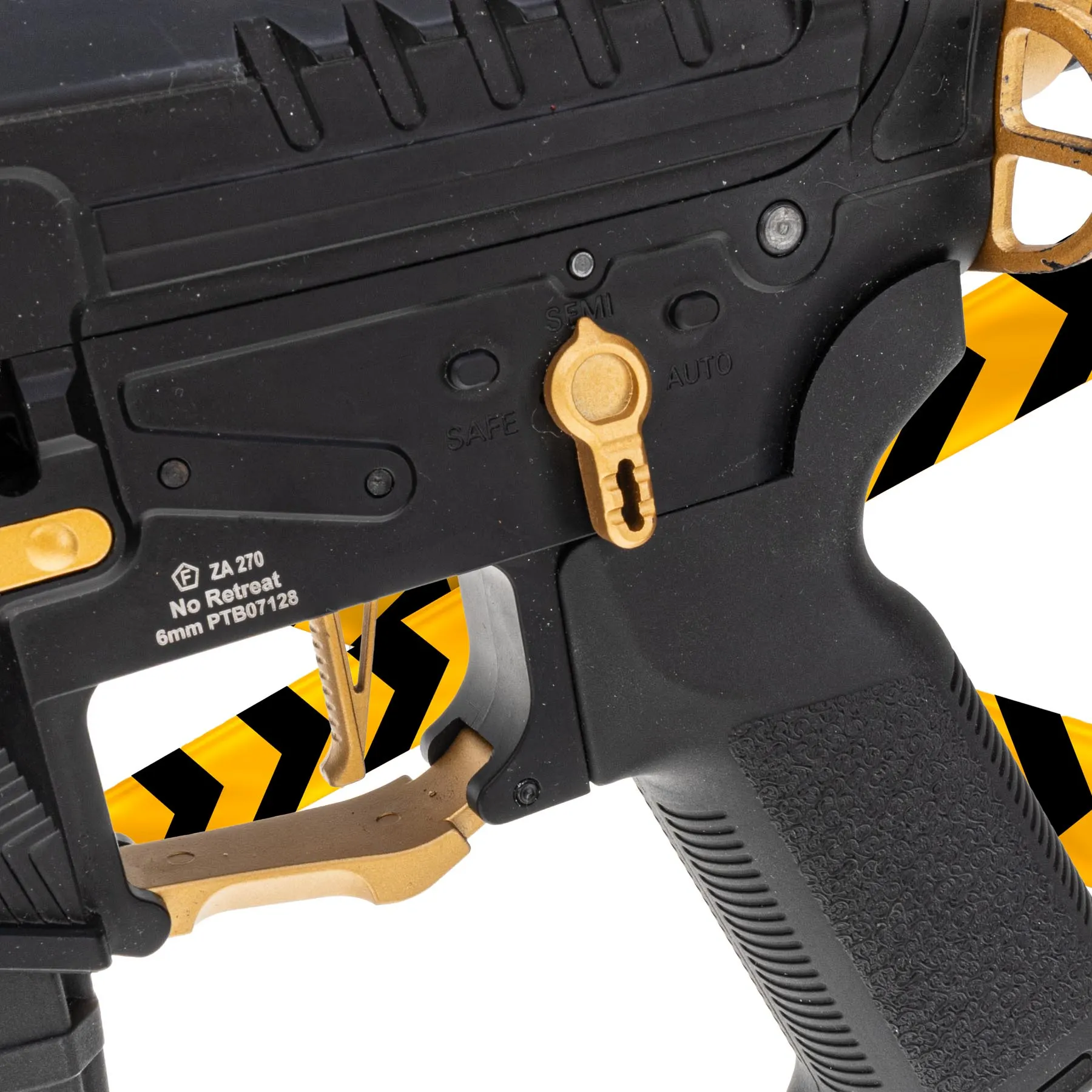 B-Ware Zion Arms M4 M-Lok 10" (S)AEG, Black/Gold