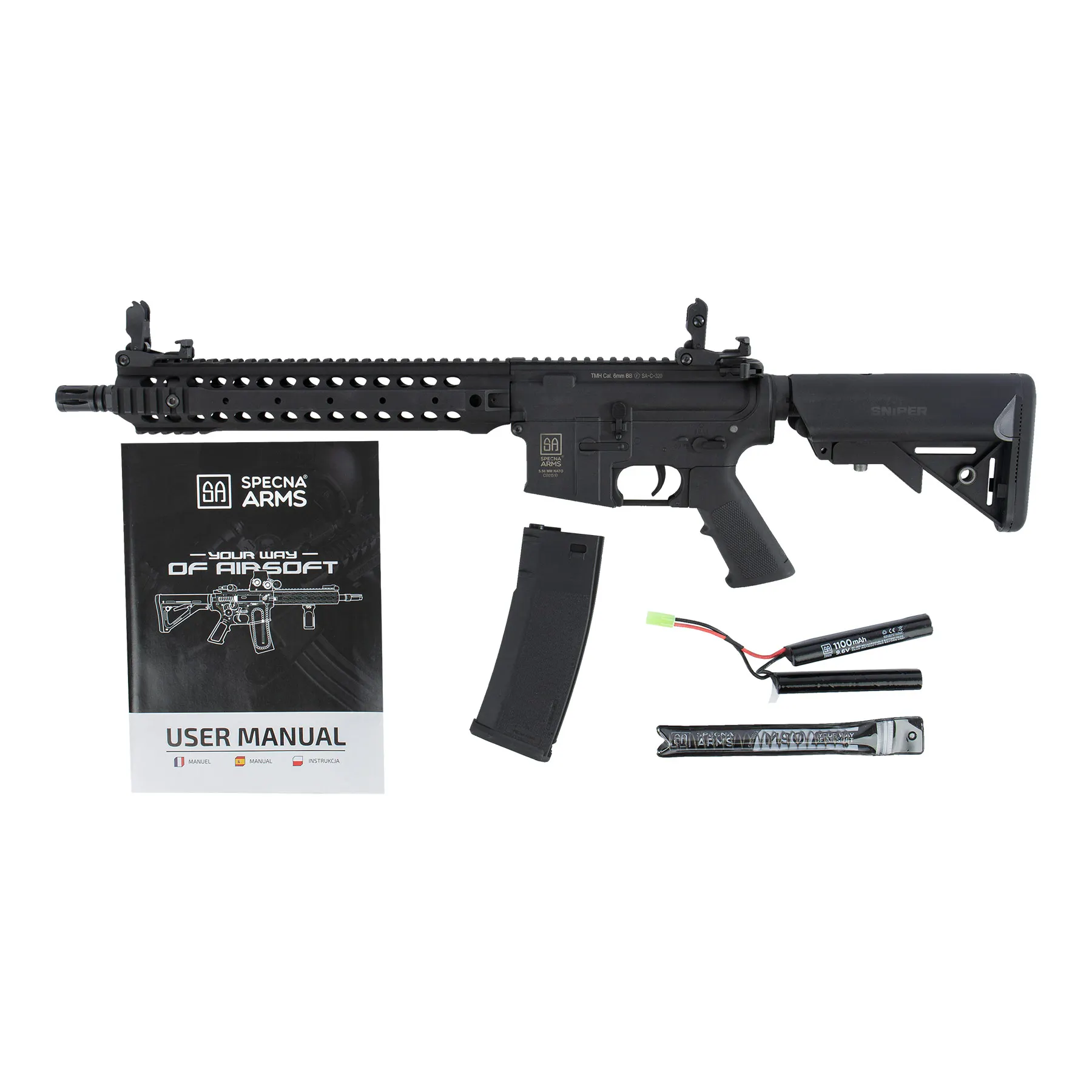 SA-C06 Core (S)AEG, Black SA-C06 Core (S)AEG, Black