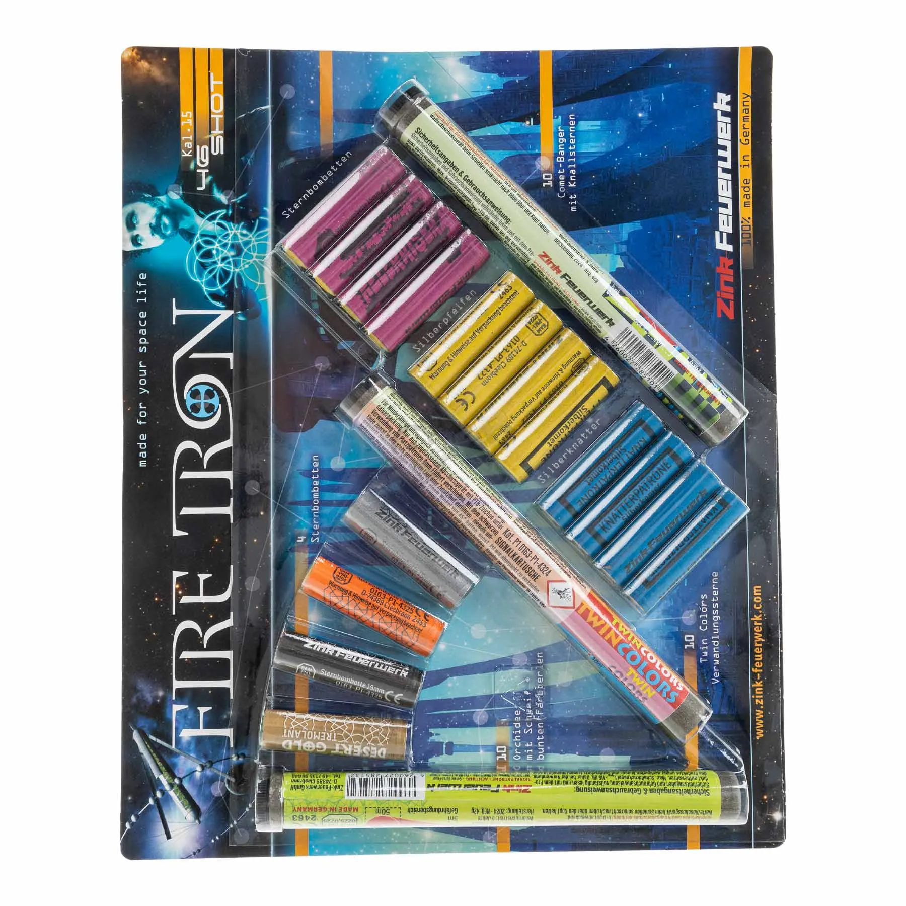 Zink Fire Tron Sortiment Z, 46 Stück Zink Fire Tron Sortiment Z, 46 Stück